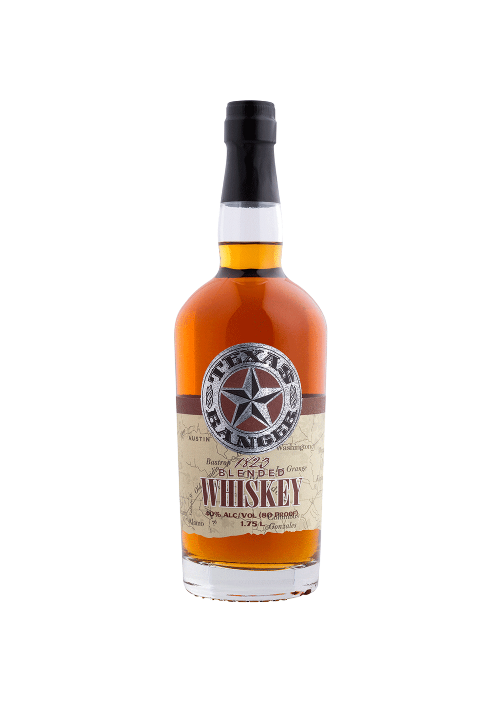 Texas Ranger Whiskey 1823 80Proof 1.75 Ltr