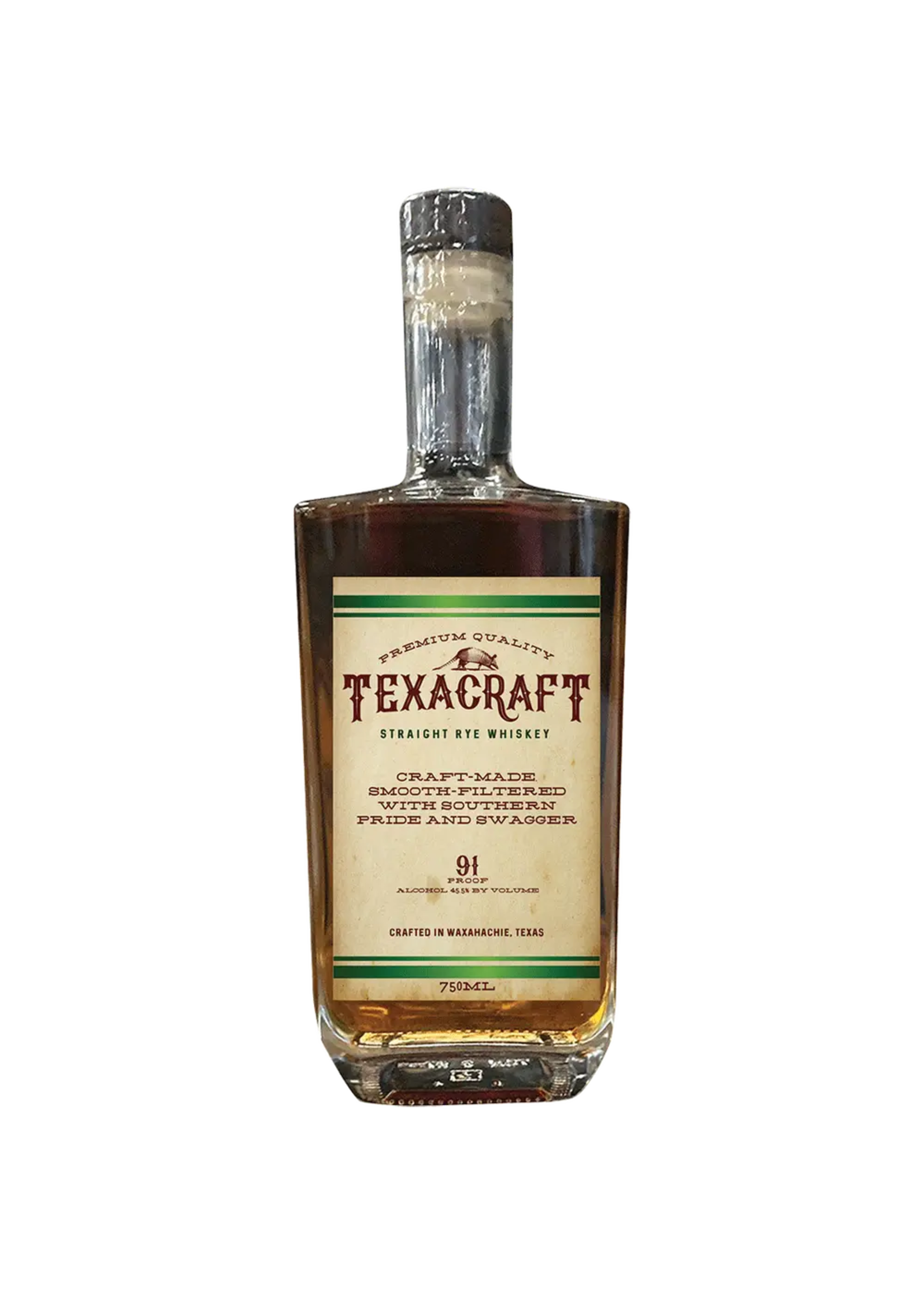 Texacraft Rye Whiskey 91Proof 750ml