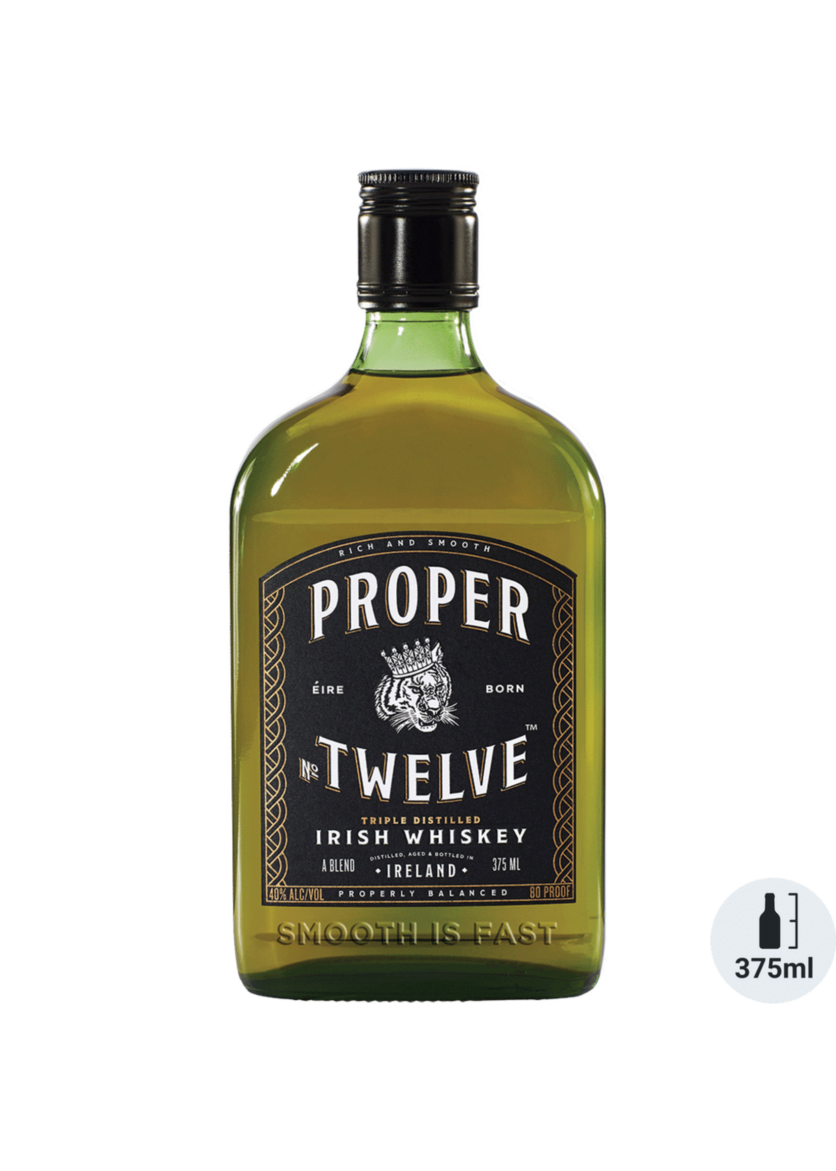 Proper Twelve Irish whiskey 80proof 375ml