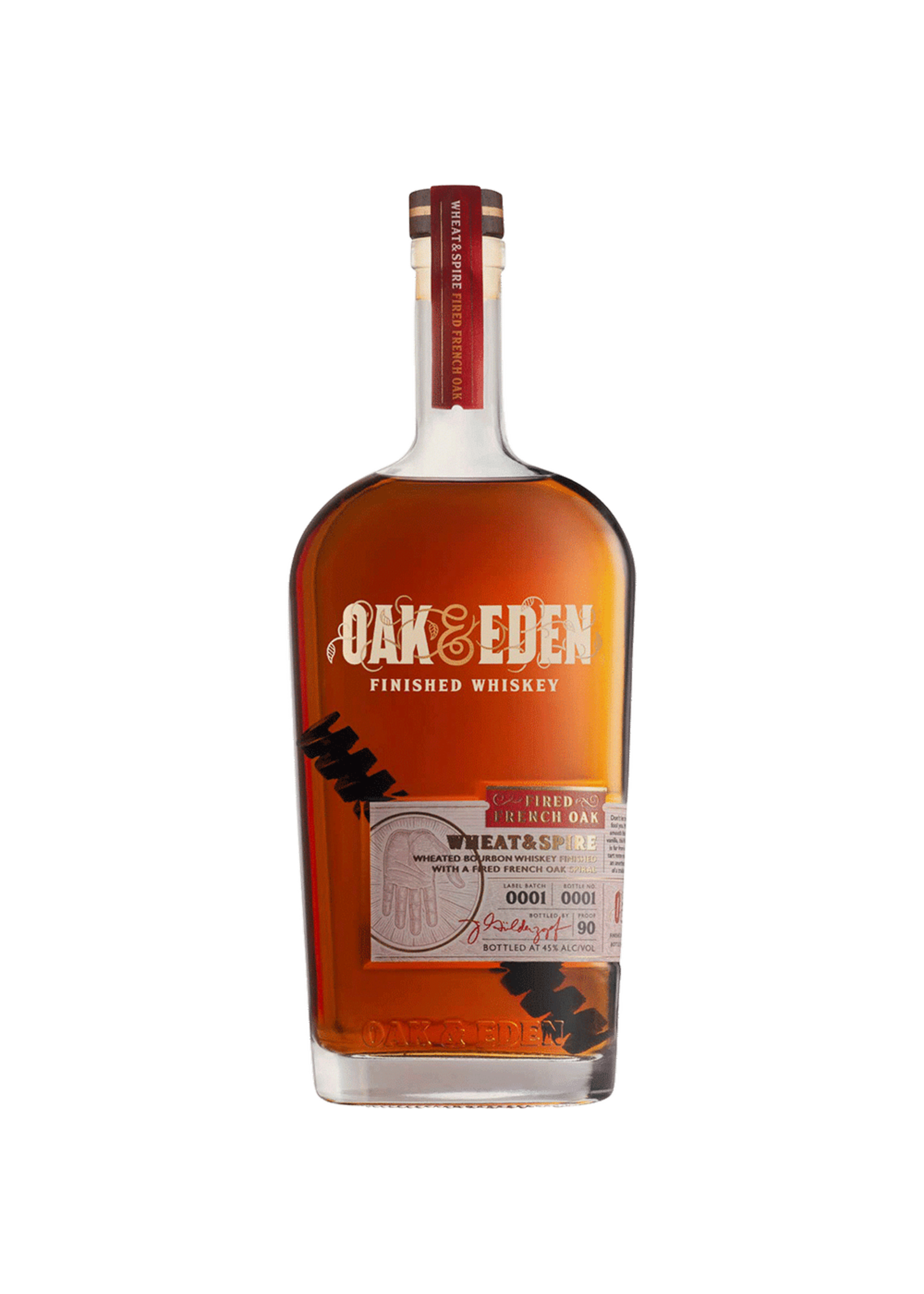 Oak & Eden Wheat & Spire Whiskey 90Proof 750ml