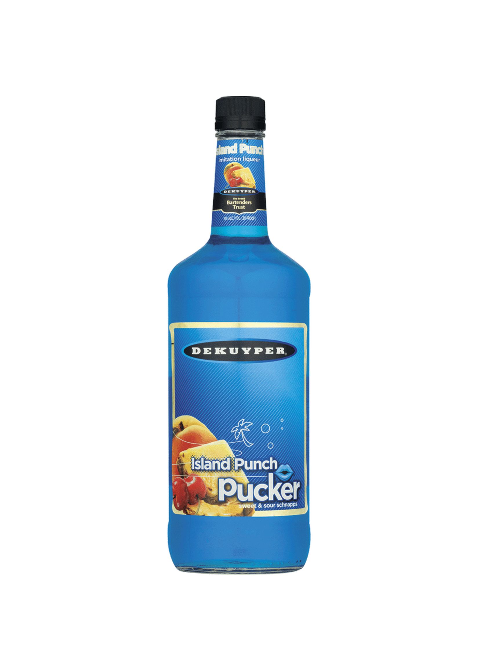 Dekuyper Dekuyper Sweet & Sour Island Punch Schnapps Pucker 30Proof 1 Ltr