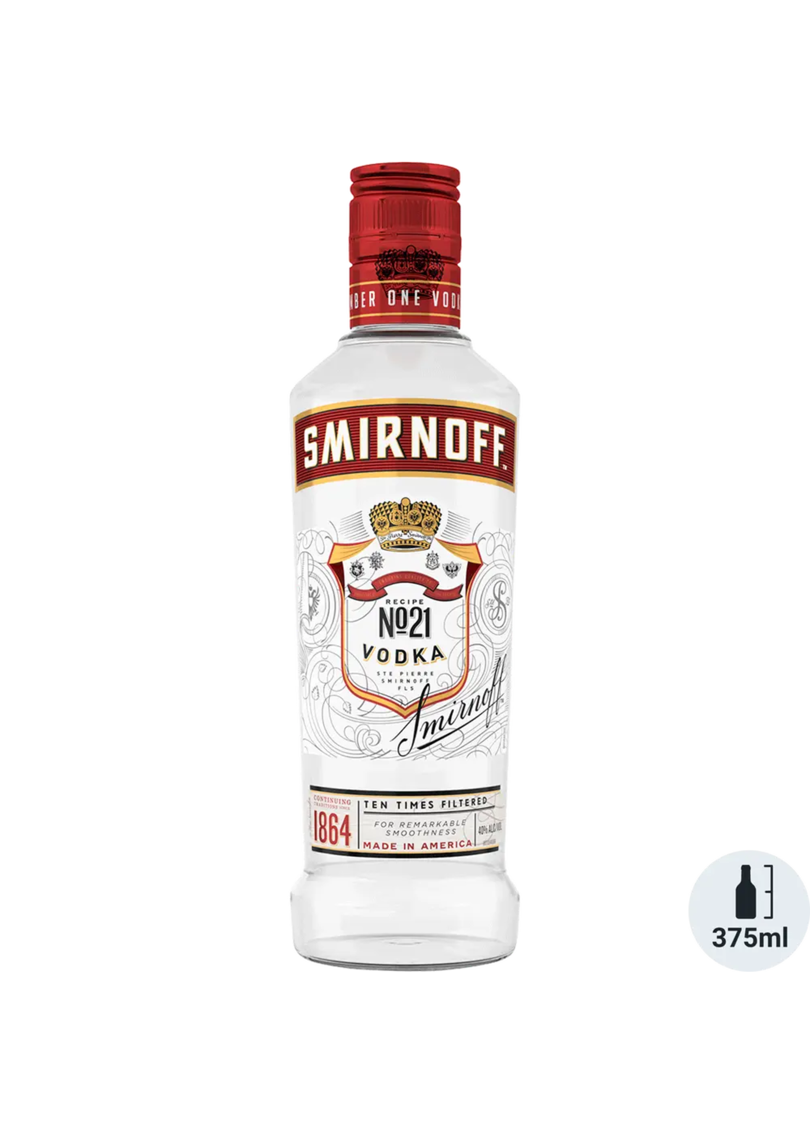 Smirnoff Original Vodka Pet 375ml