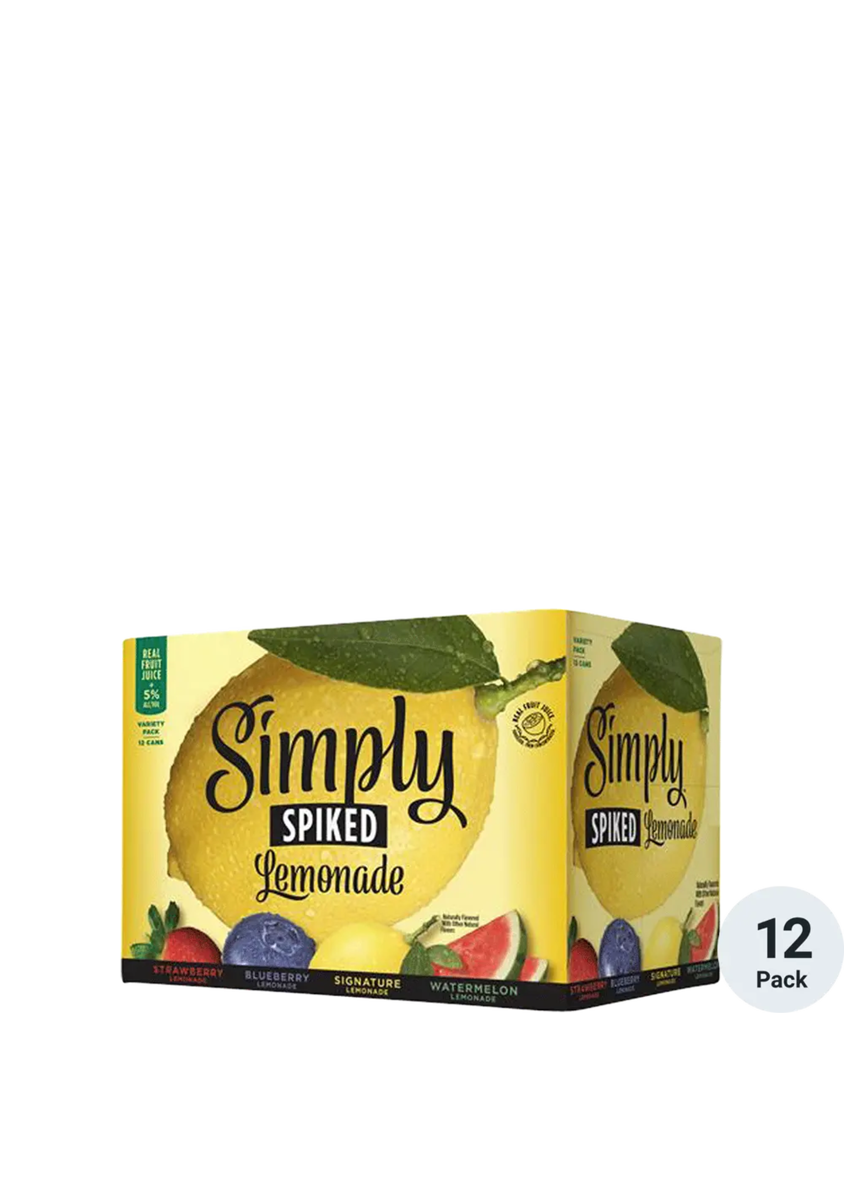 Simply Spiked Lemonade Variety Pack 12pk 12oz Cans