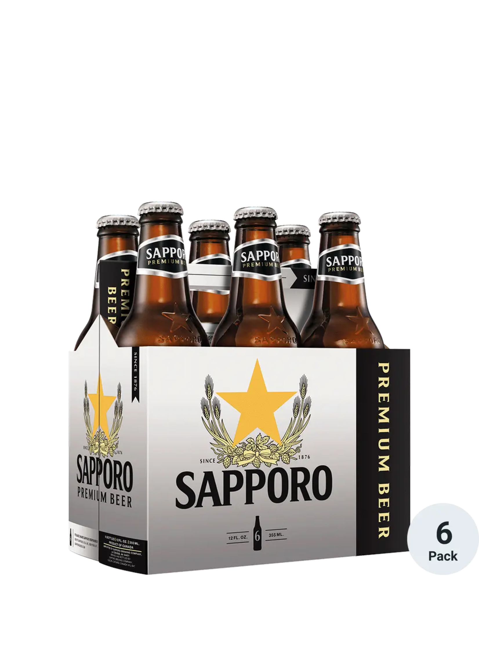 Sapporo Premium 6pk 12oz Bottles