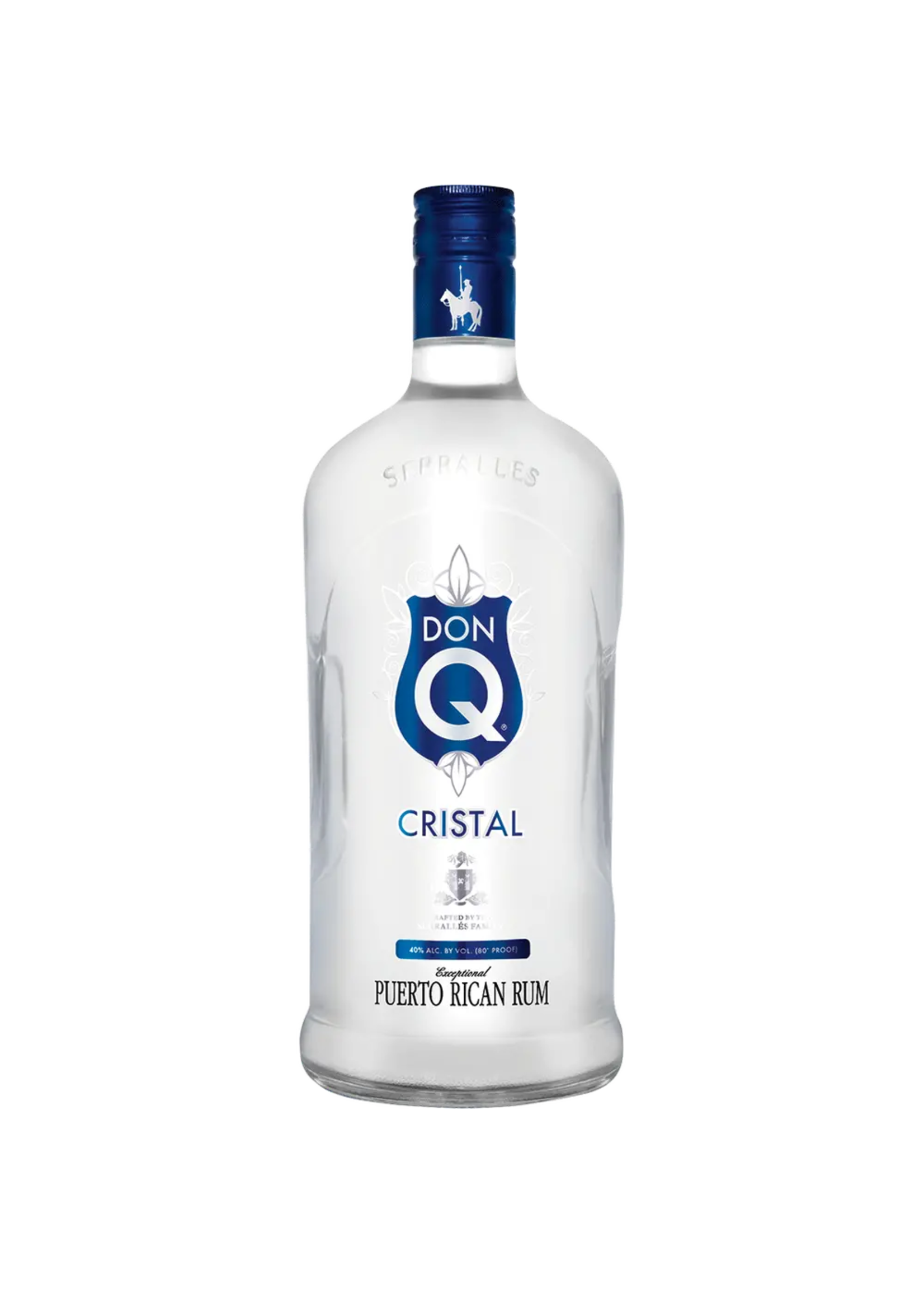 Don Q Cristal Silver Puerto Rican Rum 80Proof 1.75 Ltr