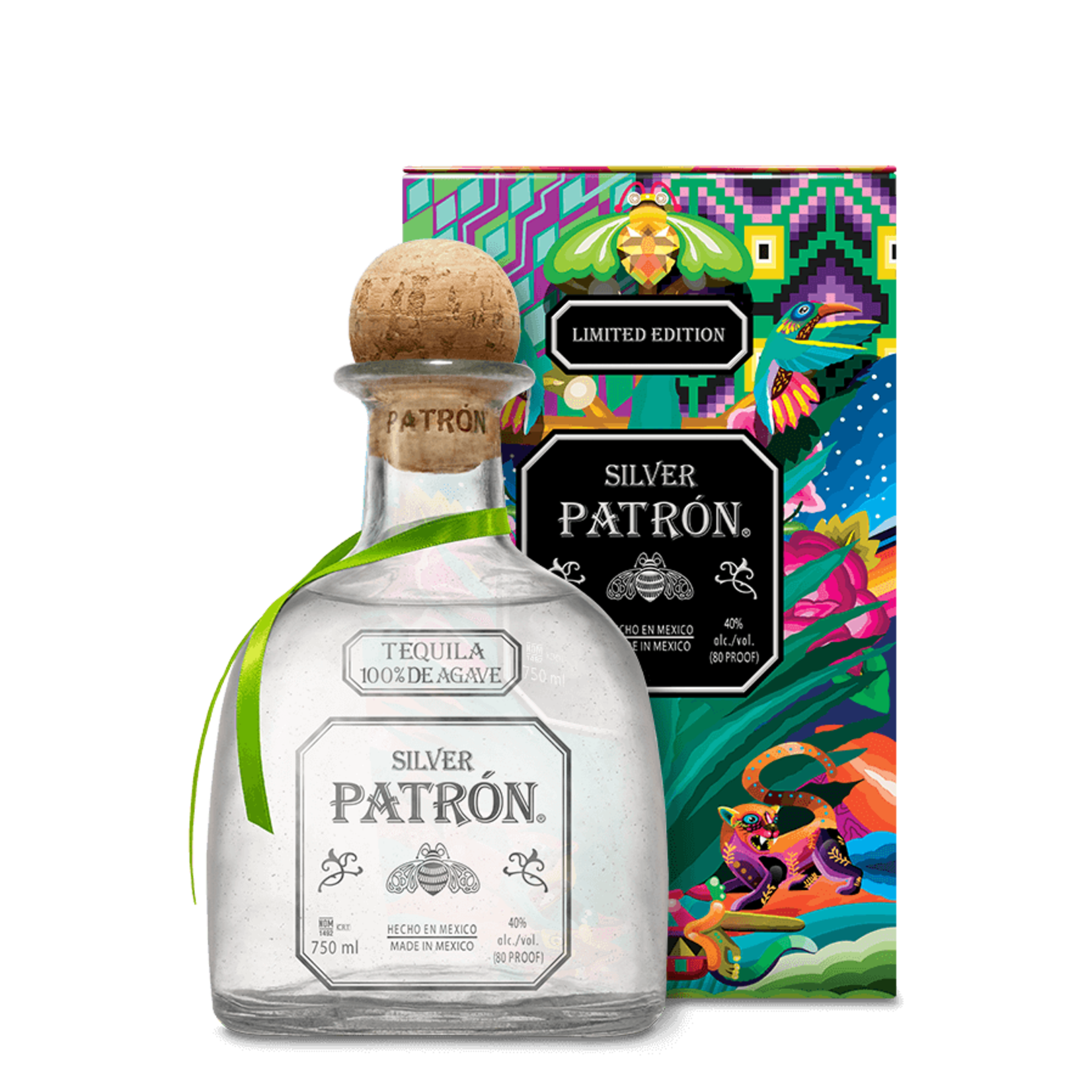 Patron Patron Tequila Silver 80Proof W/ Mexican Heritage Tin 750ml