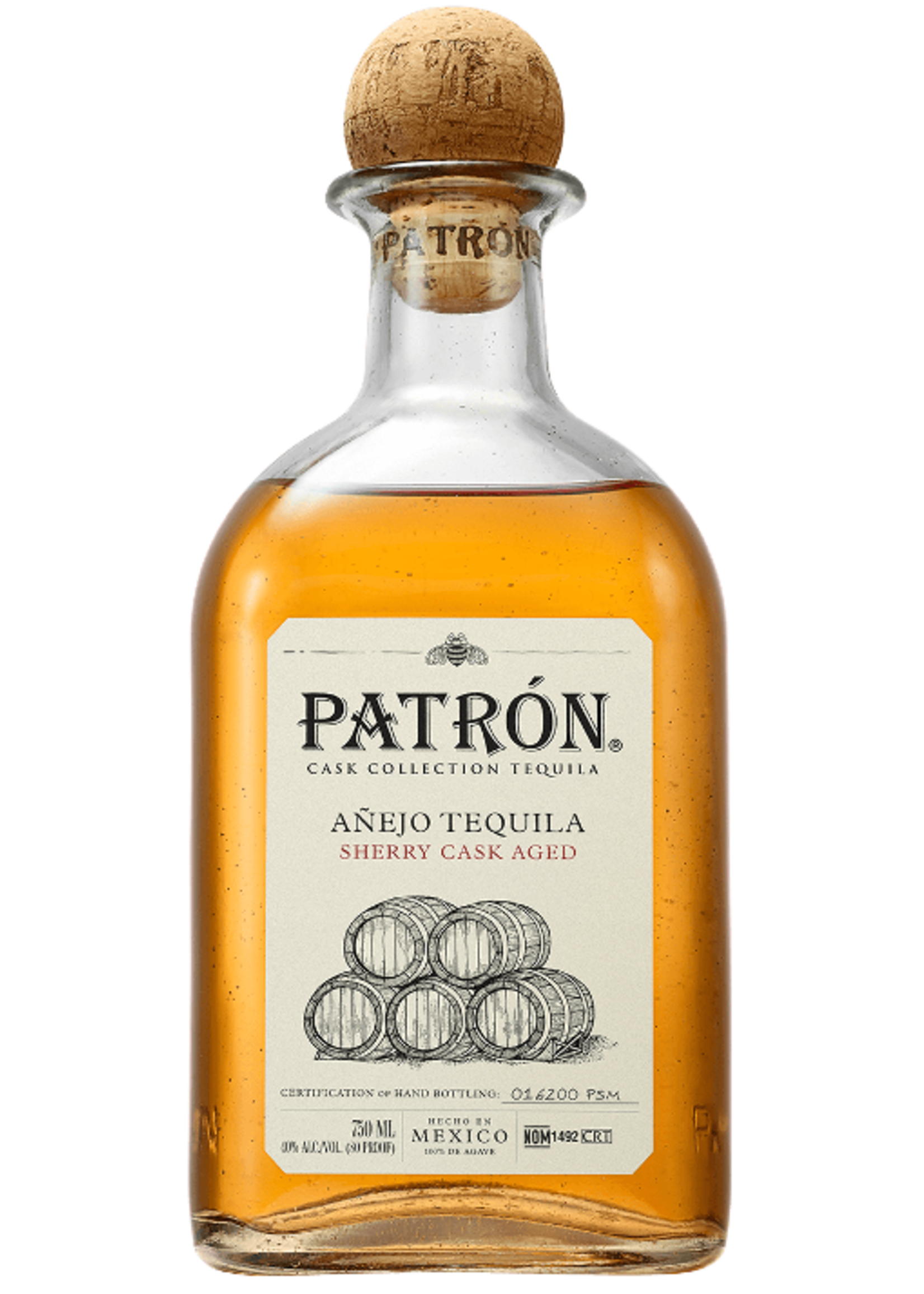 Patron Patron Tequila Anejo Sherry Cask Aged 80Proof 750 ml