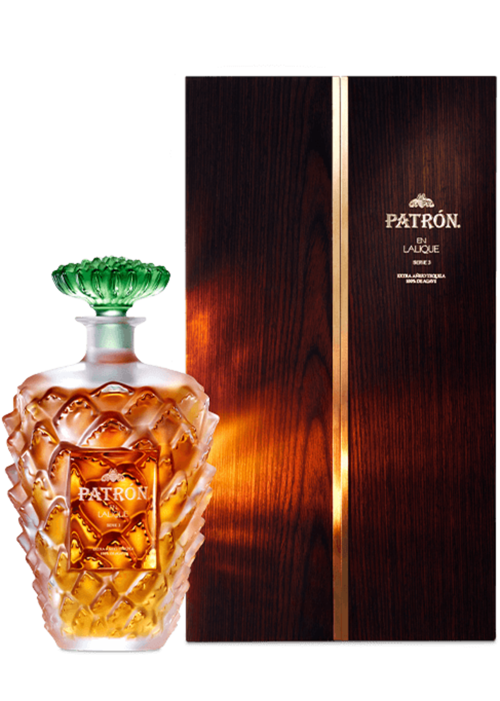 Patron Patron Tequila Extra Anejo En Lalique Serie 3 80Proof 750ml