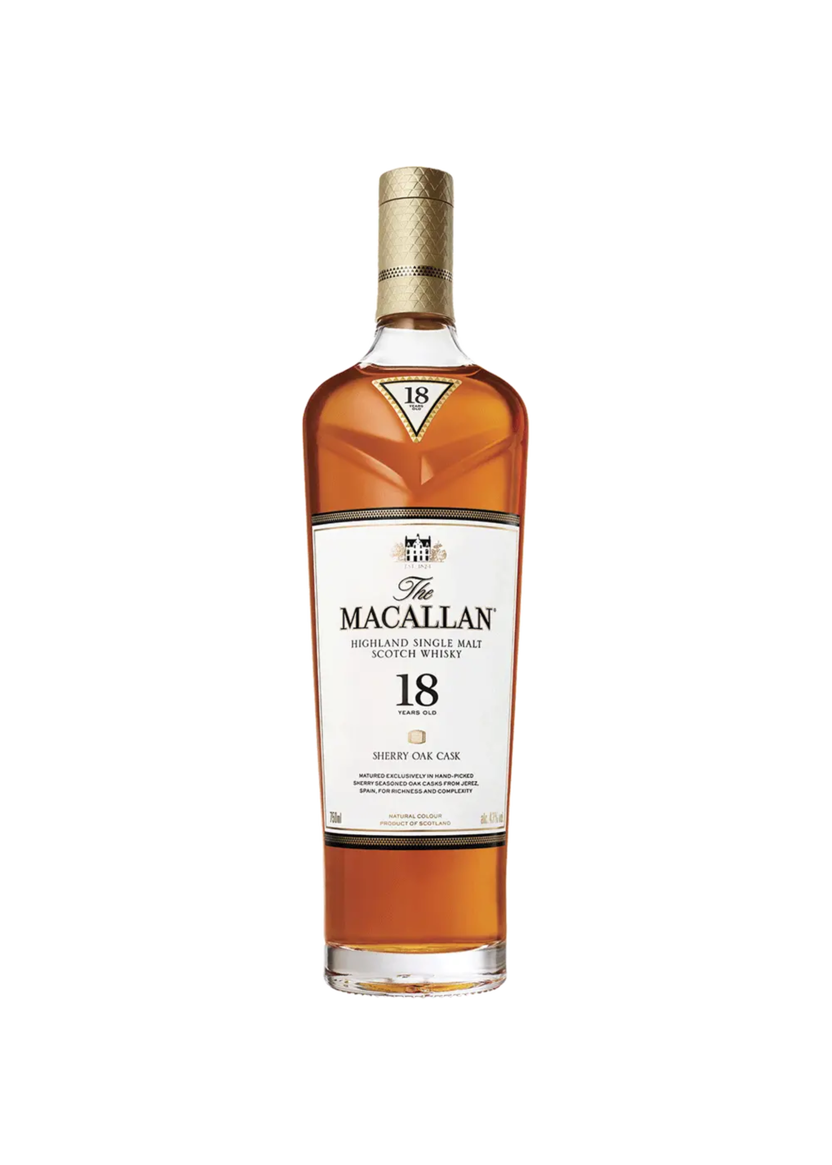 MaCallan Scotch Macallan 18Year Sherry Oak Cask 750ml