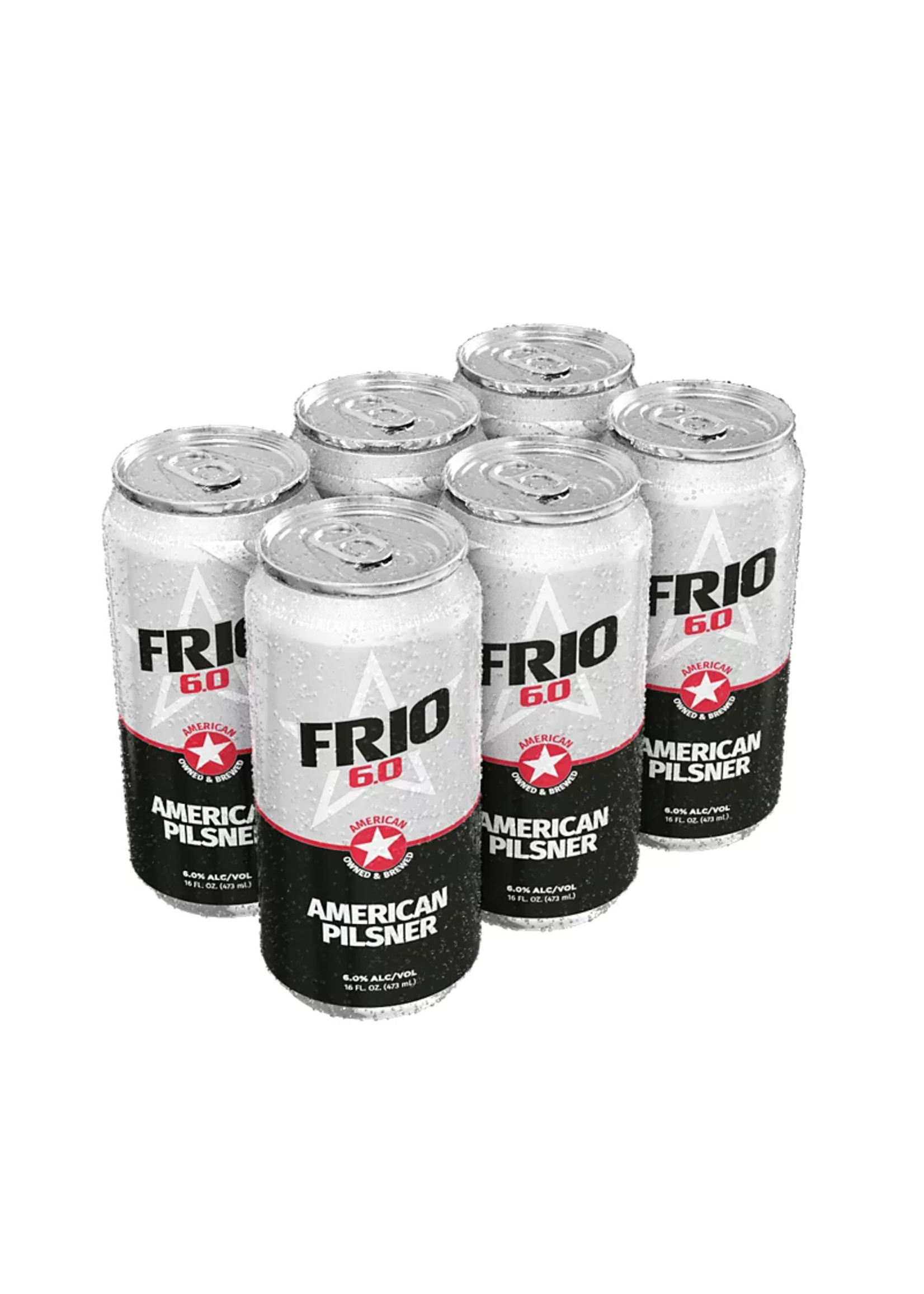 Frio 6.0 American Pilsner 12.0Proof 6pk 16oz Cans