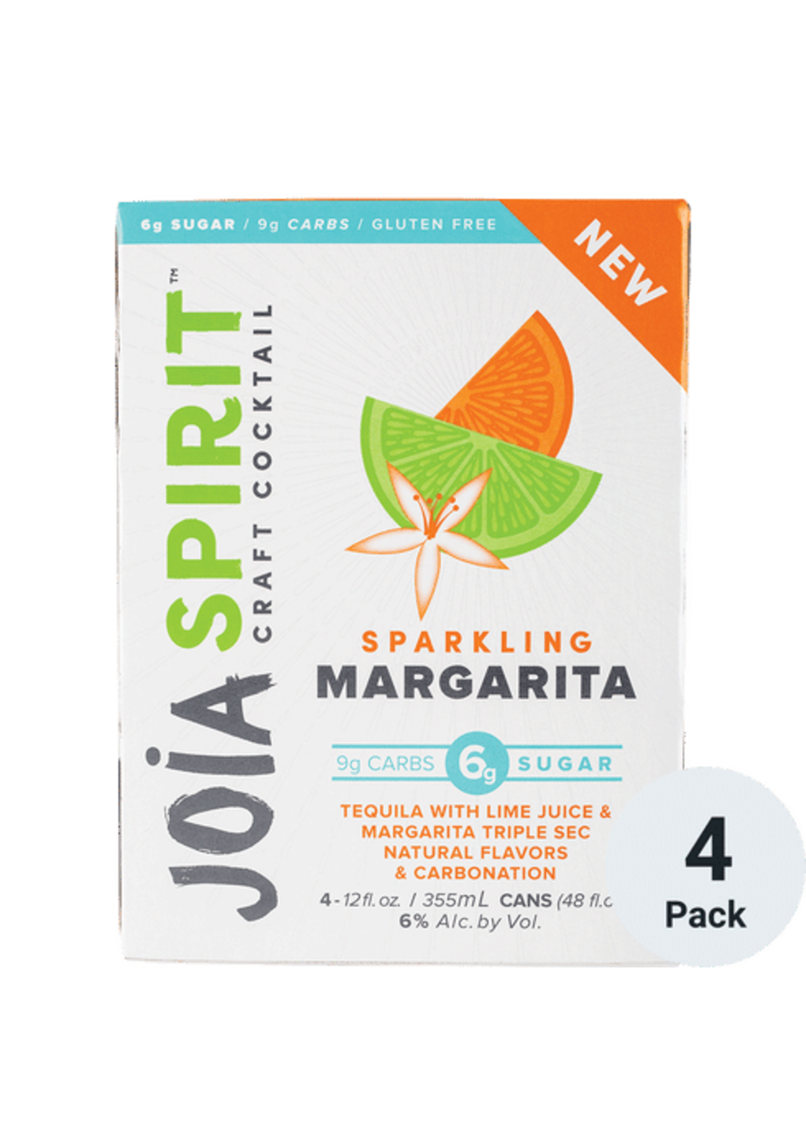 Joia Sparkling Margarita 12Proof 4pk 12oz Cans