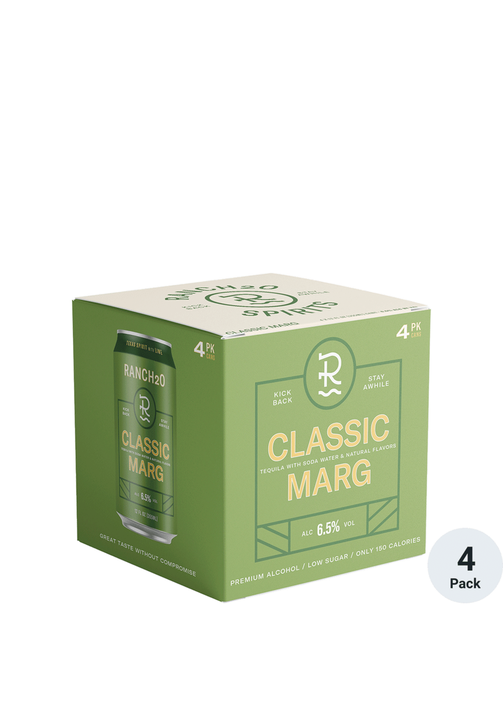 Ranch2O RTD Classic Margarita 13Proof 4pk 12oz Cans