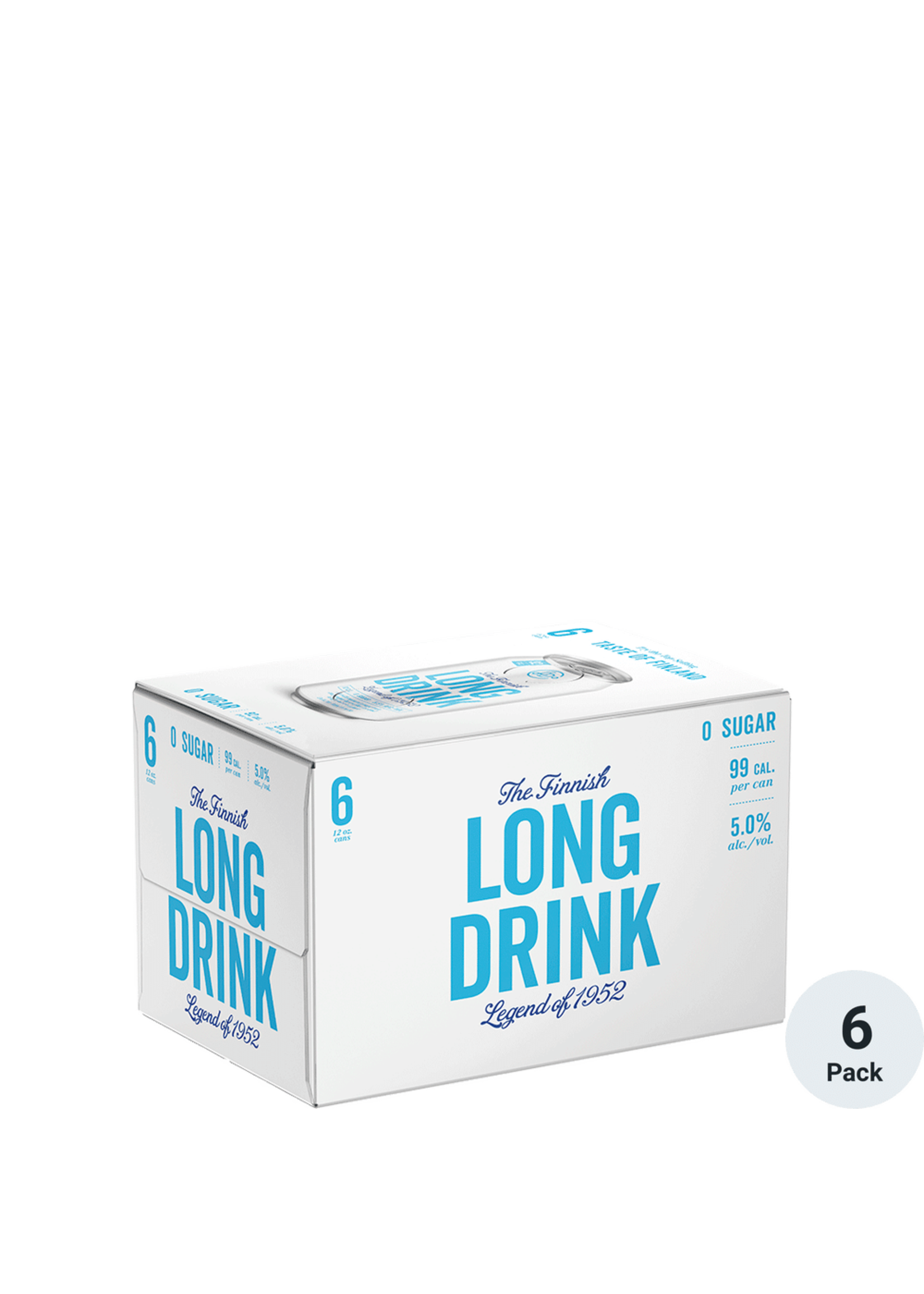 The Finnish Long Drink Zero Sugar 10ProoF 6pk 12oz Cans