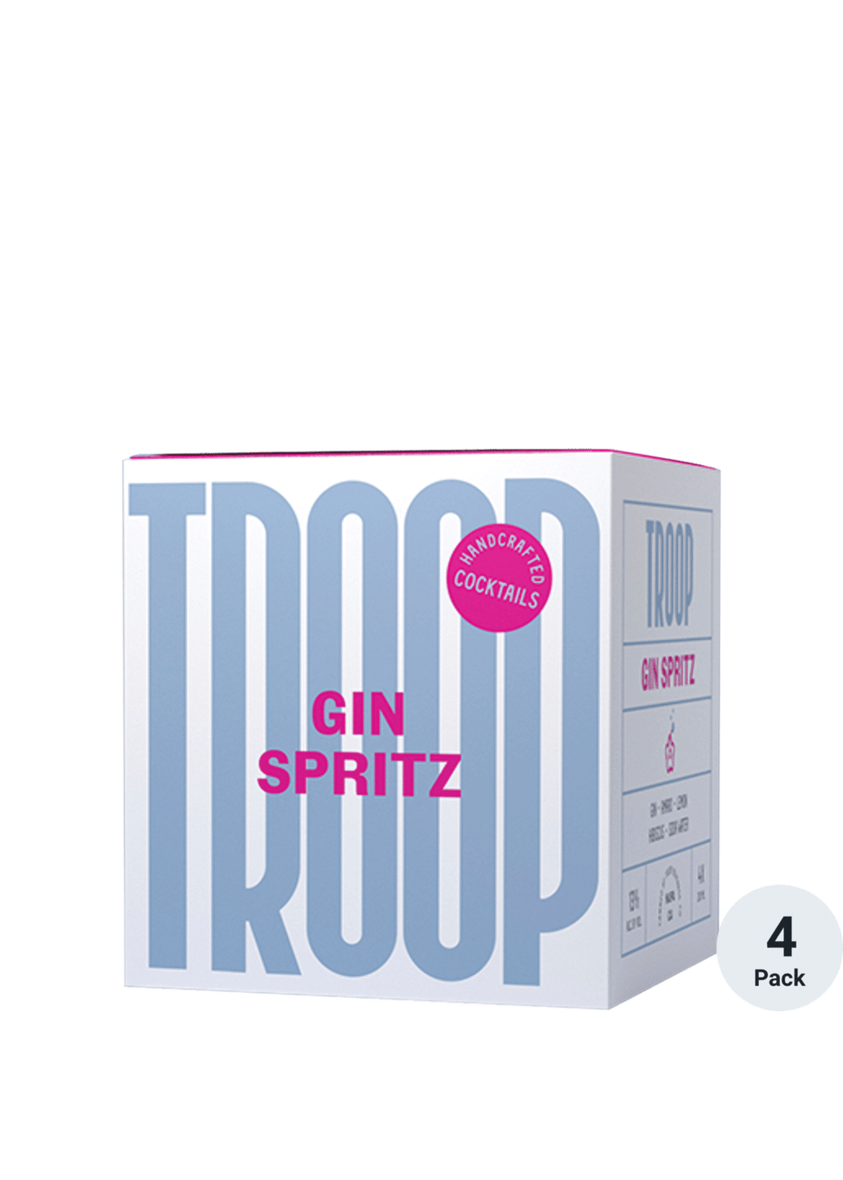 Troop RTD Cocktail Gin Spritz 20Proof 4pk 12oz Cans