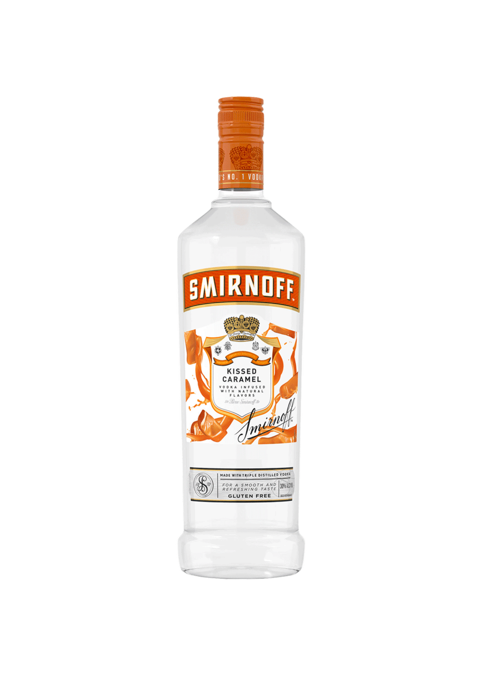 Smirnoff  Vodka Smirnoff Kissed Caramel Flavored Vodka 60Proof 750ml