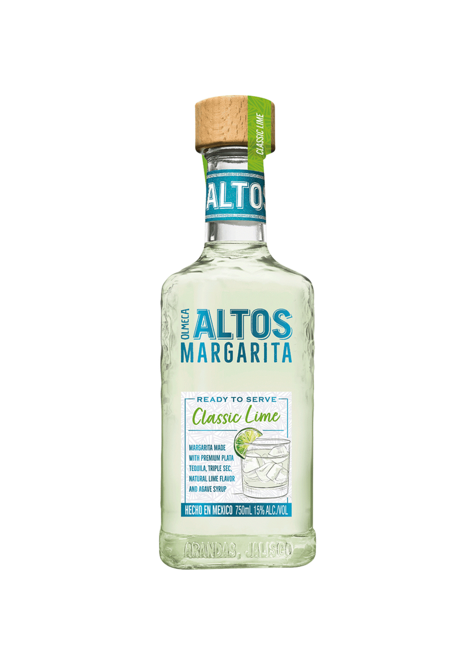 Olmeca Altos RTD Margarita Classic Lime 30Proof 750ml