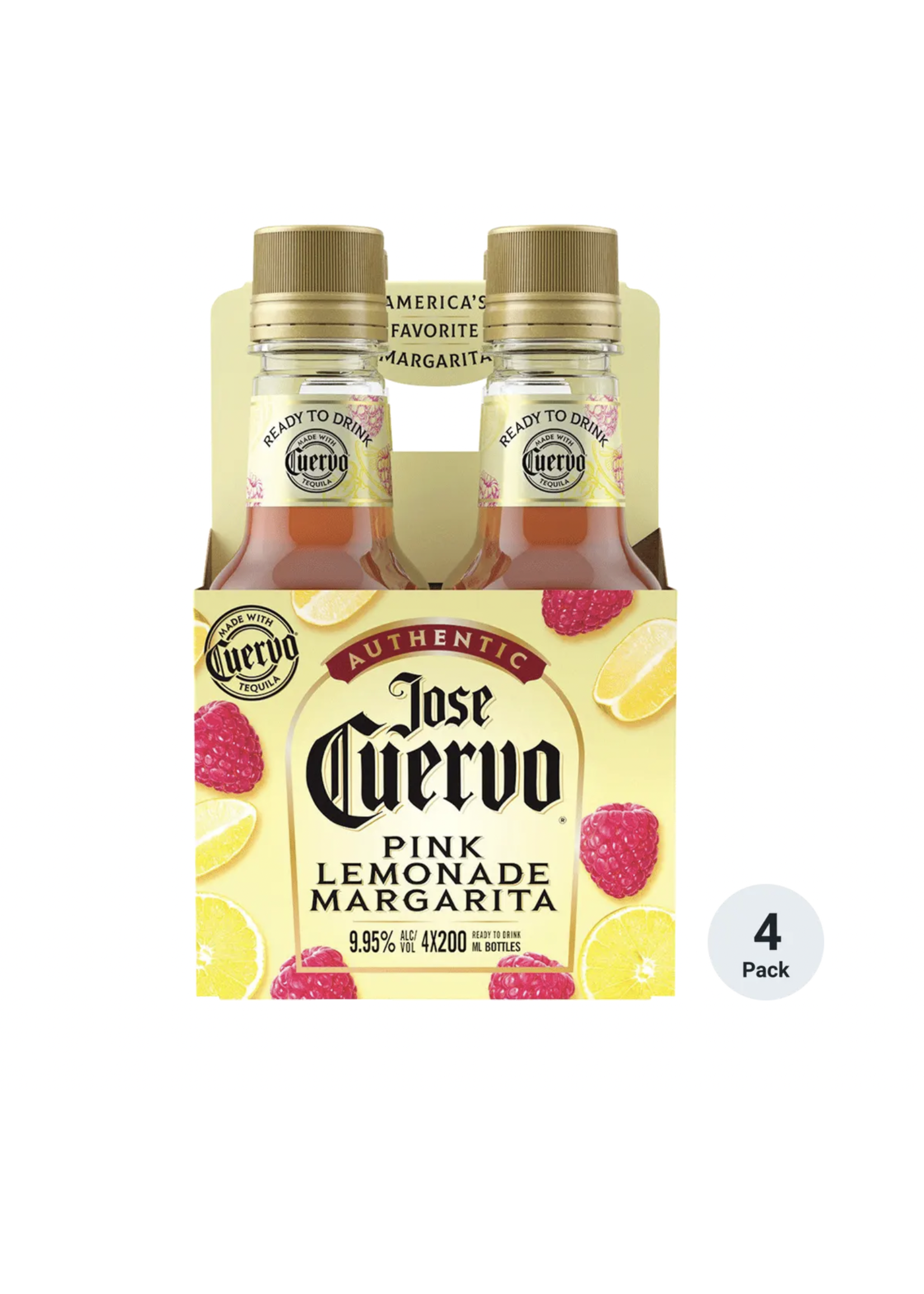 Jose Cuervo RTD Pink Lemonade 16Proof 4pk 12oz Cans