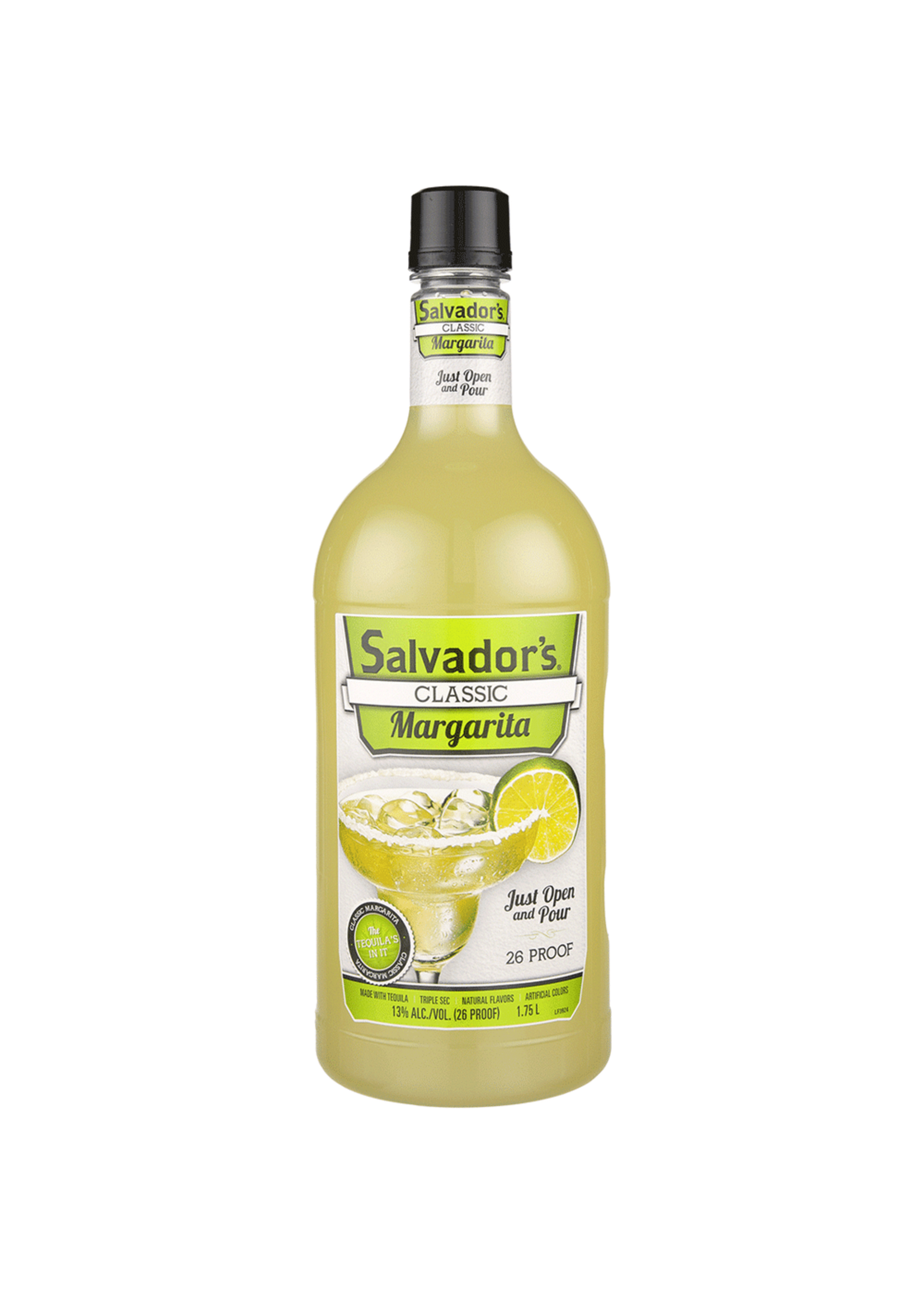 Salvadors Margarita 26Proof Pet 1.75 Ltr