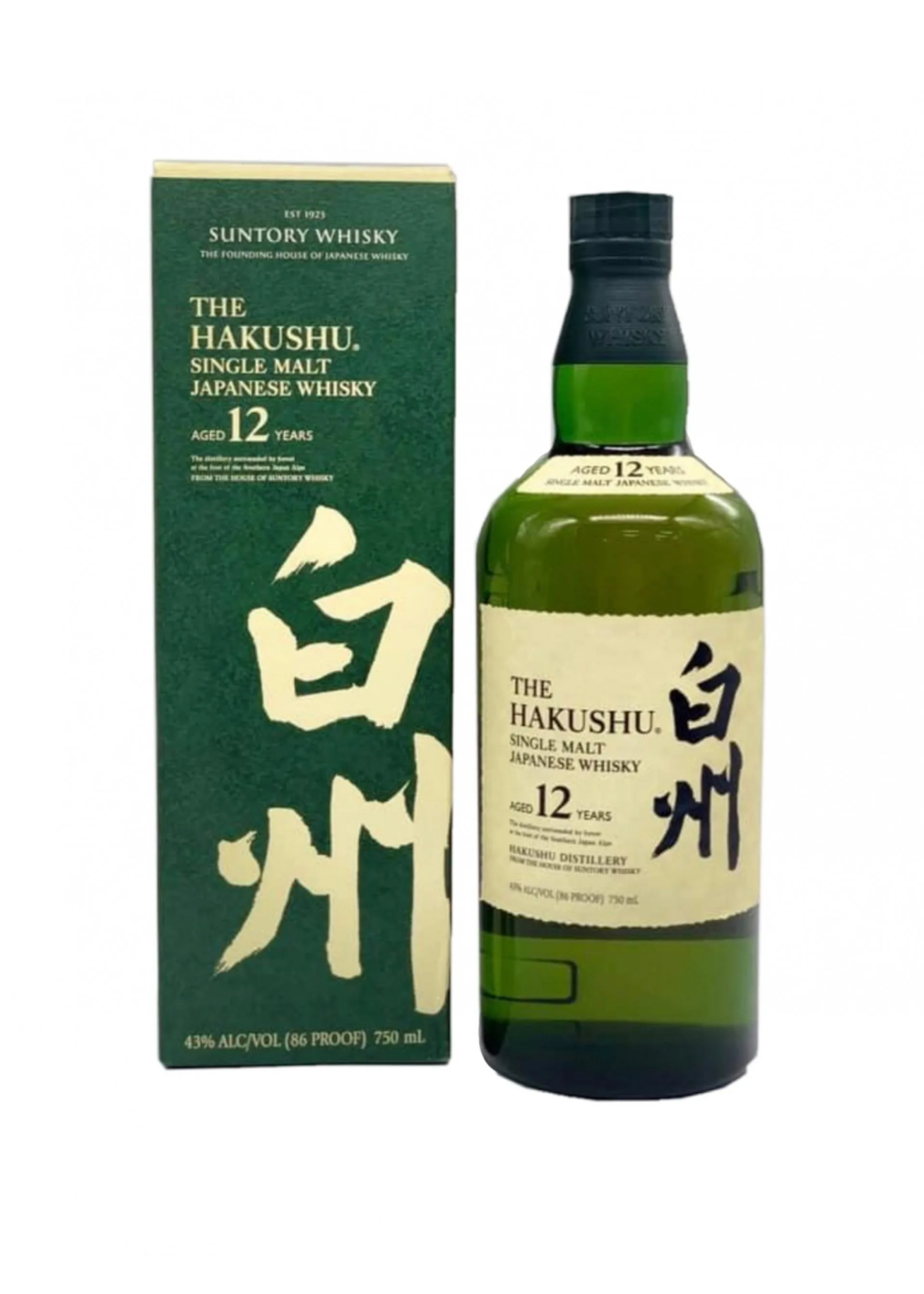 Hakushu Whisky Single Malt 12Year 86Proof 750ml