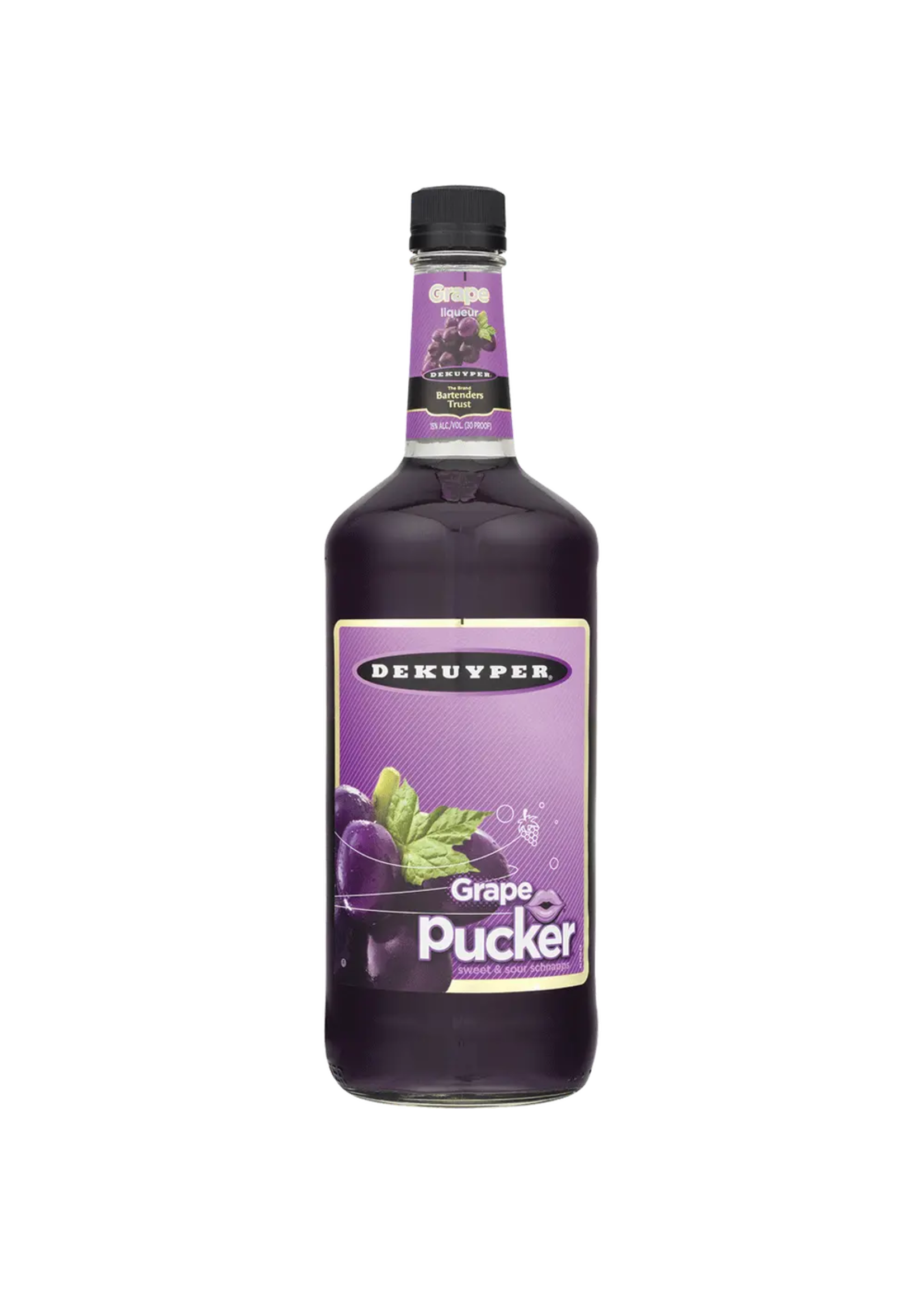 Dekuyper Dekuyper Grape Pucker 30Proof Pet 1 Ltr