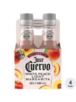 Jose Cuervo RTD Authentic White Peach Margarita 19.9Proof Pet 4pk 200ml Bottles