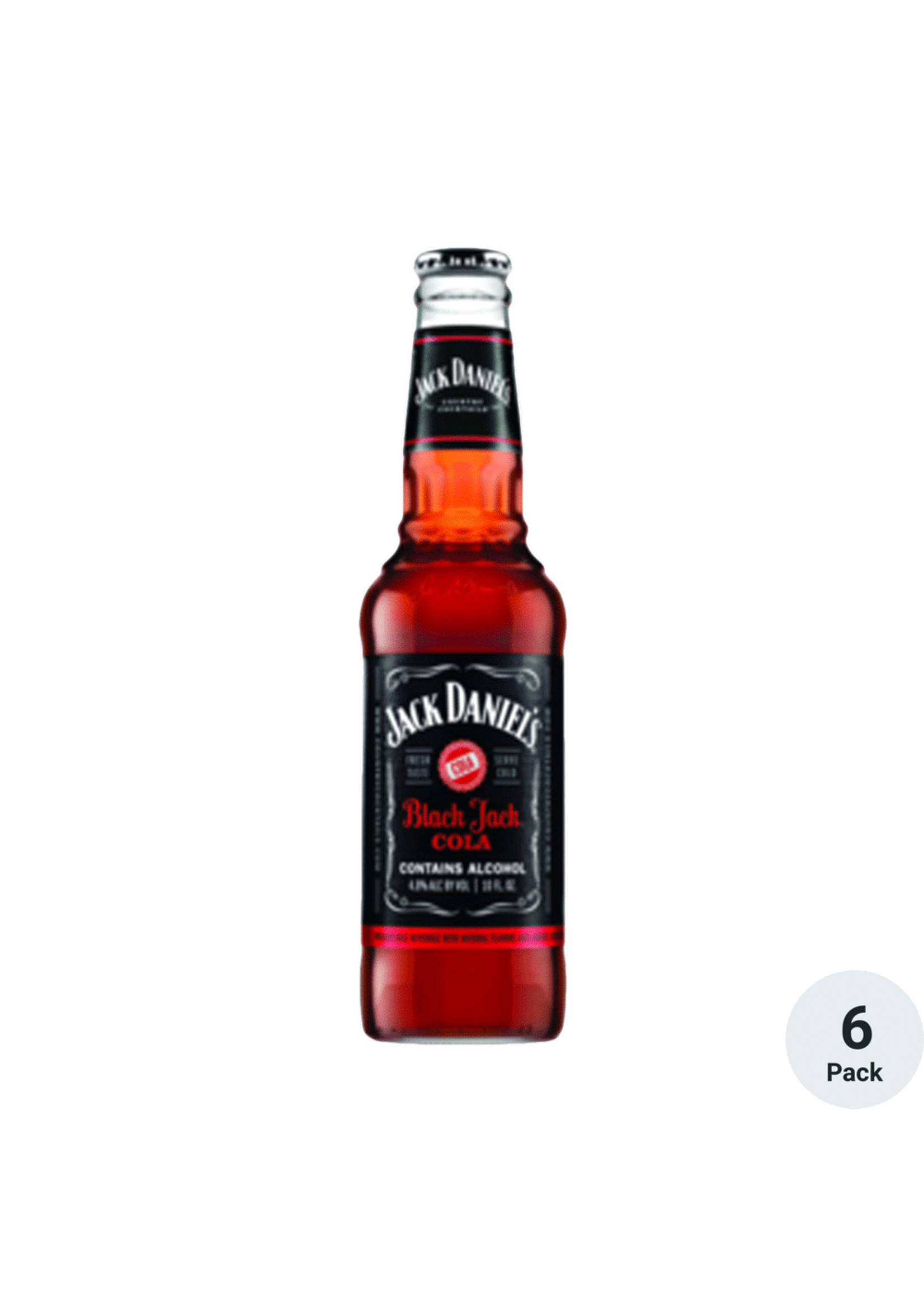 Jack Daniels (JDCC) Black Jack Cola 6pk 10oz Bottles