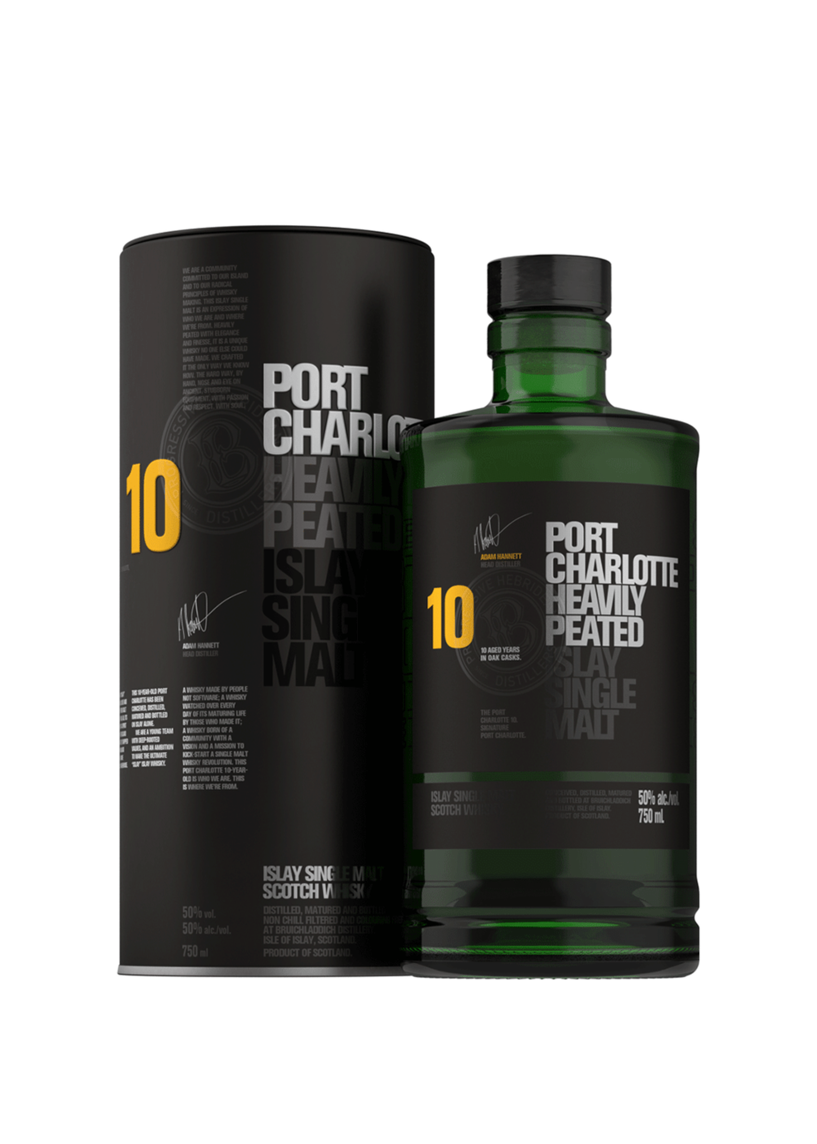 Bruichladdich Port Charlotte 10Year Peated Scotch 750ml