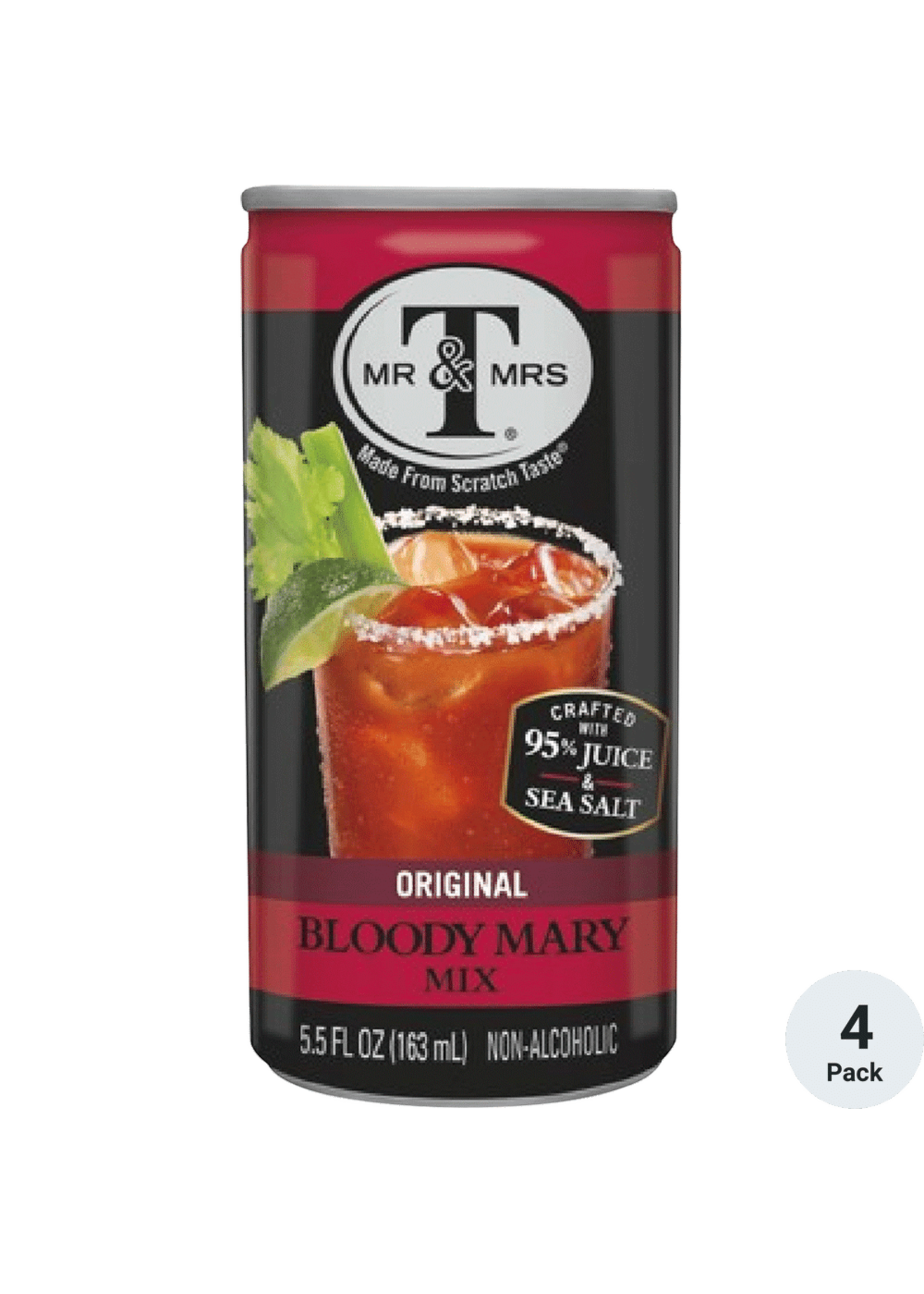 Mr. & Mrs. T  Bloody Mary 4pk 5.5oz Cans