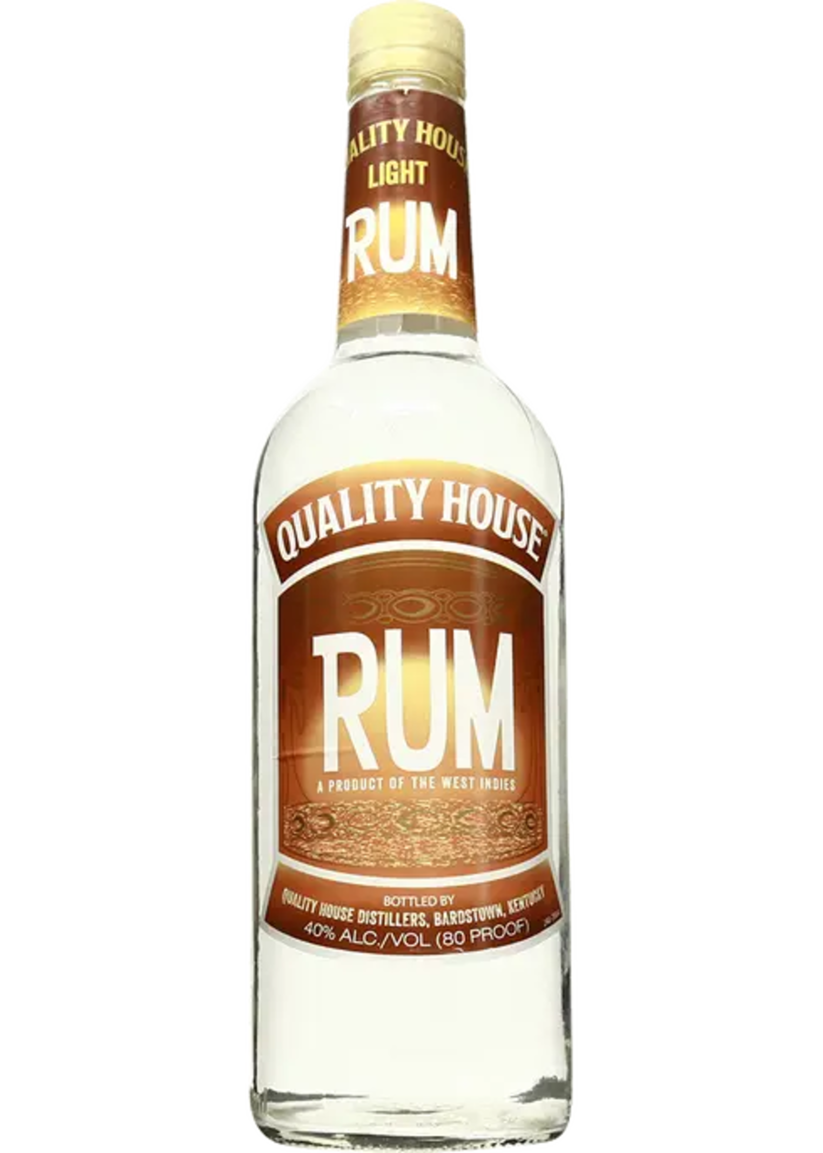 Quality House White Rum 80Proof 1 Ltr