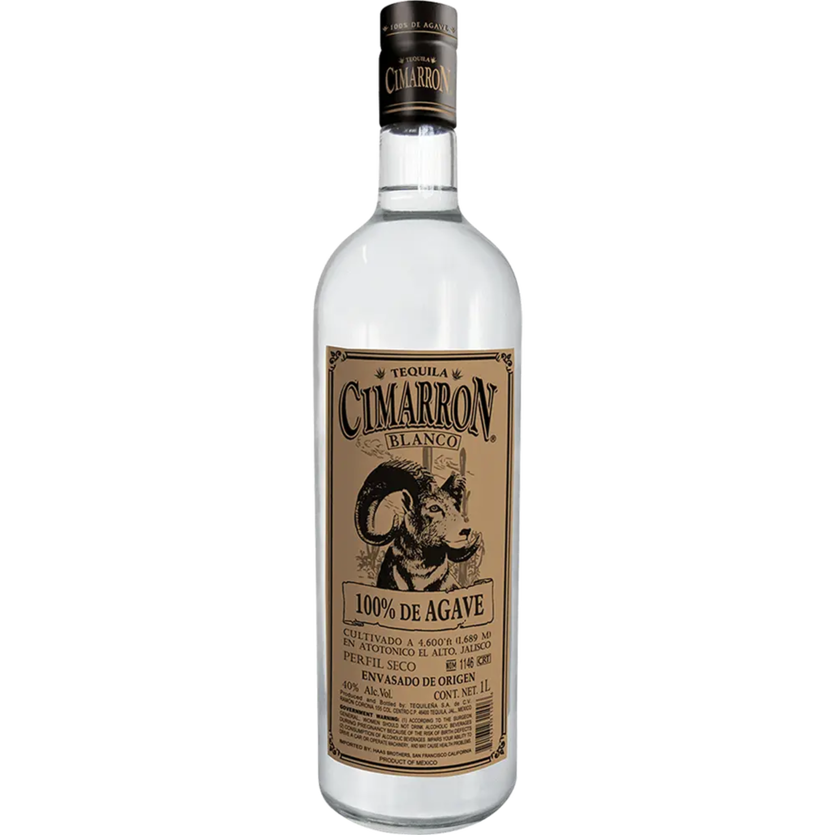 Cimarron Blanco Tequila 80Proof 750ml