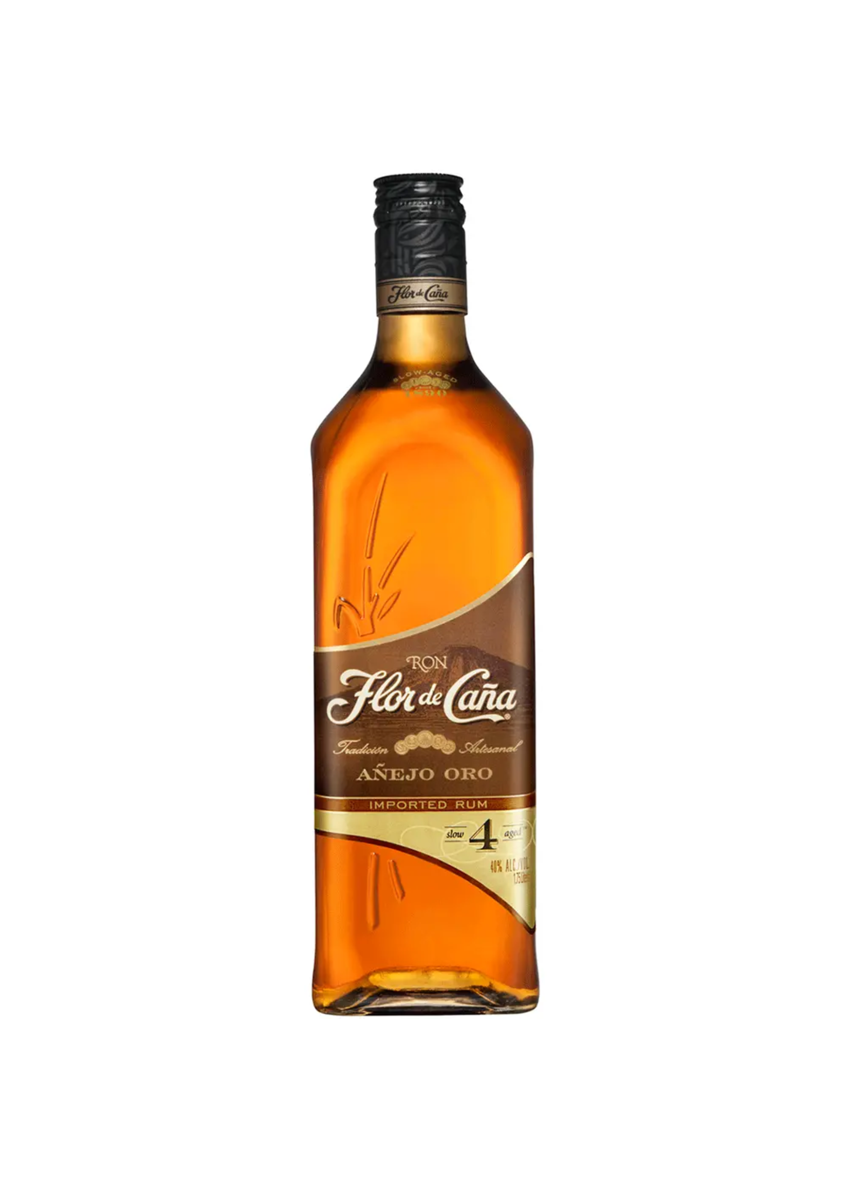 Flor De Cana 4Year Anejo Oro Gold Rum 80Proof 1 Ltr