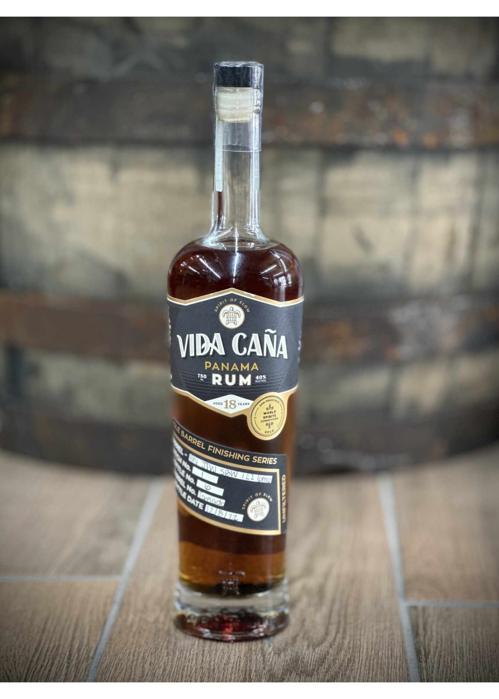 Vida Cana 18Year Rum Finished In Blue Note Tornado Survival Barrel #16715 80Proof 750ml