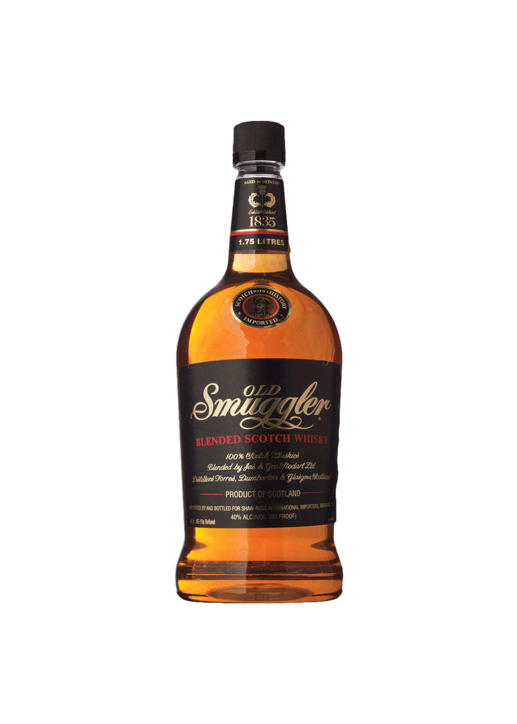 Old Smuggler Scotch 80Proof Pet 1.75 Ltr
