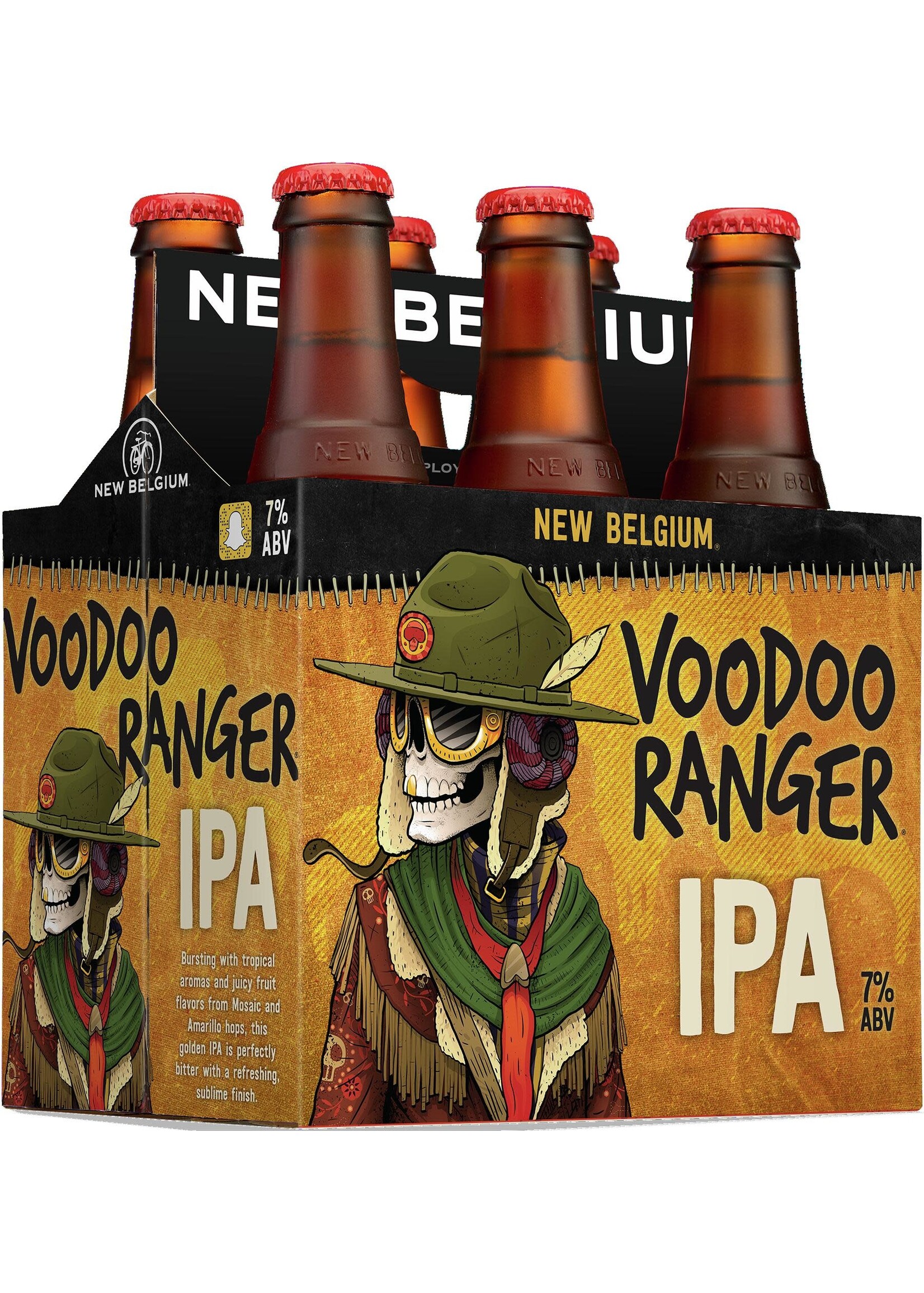 New Belgium Voodoo Ranger IPA 6pk 12oz Cans