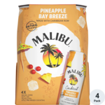 Malibu Cocktail Pineapple Bay Breeze 14Proof 4pk 12oz Cans