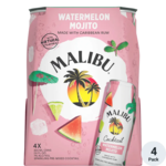 Malibu Cocktail Watermelon Mojito 14Proof 4pk 12oz Cans