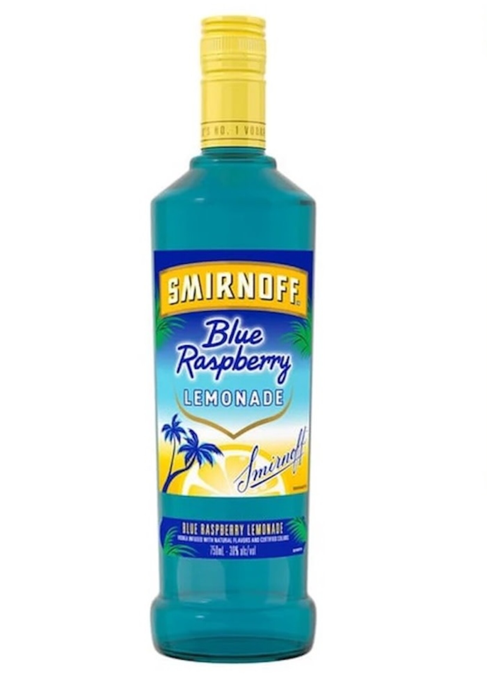 Smirnoff Blue Raspberry Lemonade Flavored Vodka 60Proof 750ml