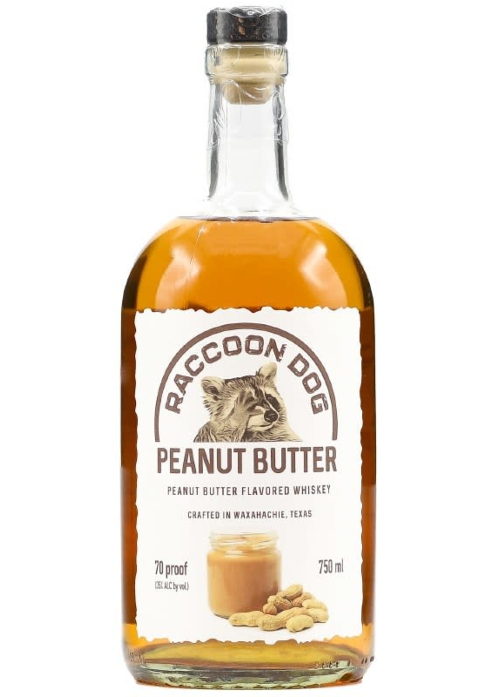 Raccoon Dog Peanut Butter Whiskey 70Proof 750ml
