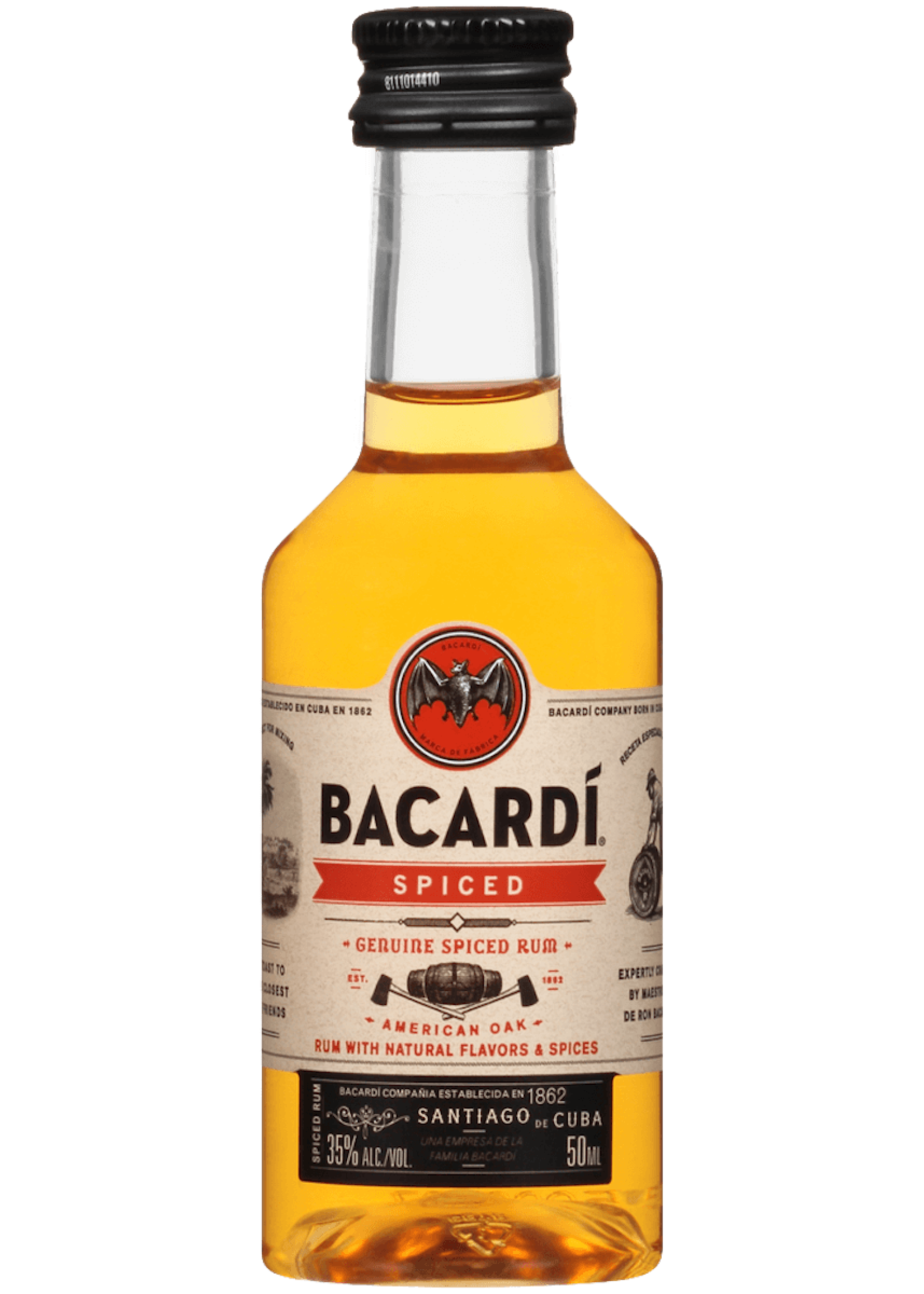 Bacardi Bacardi Spiced Rum 70Proof Pet 50ml