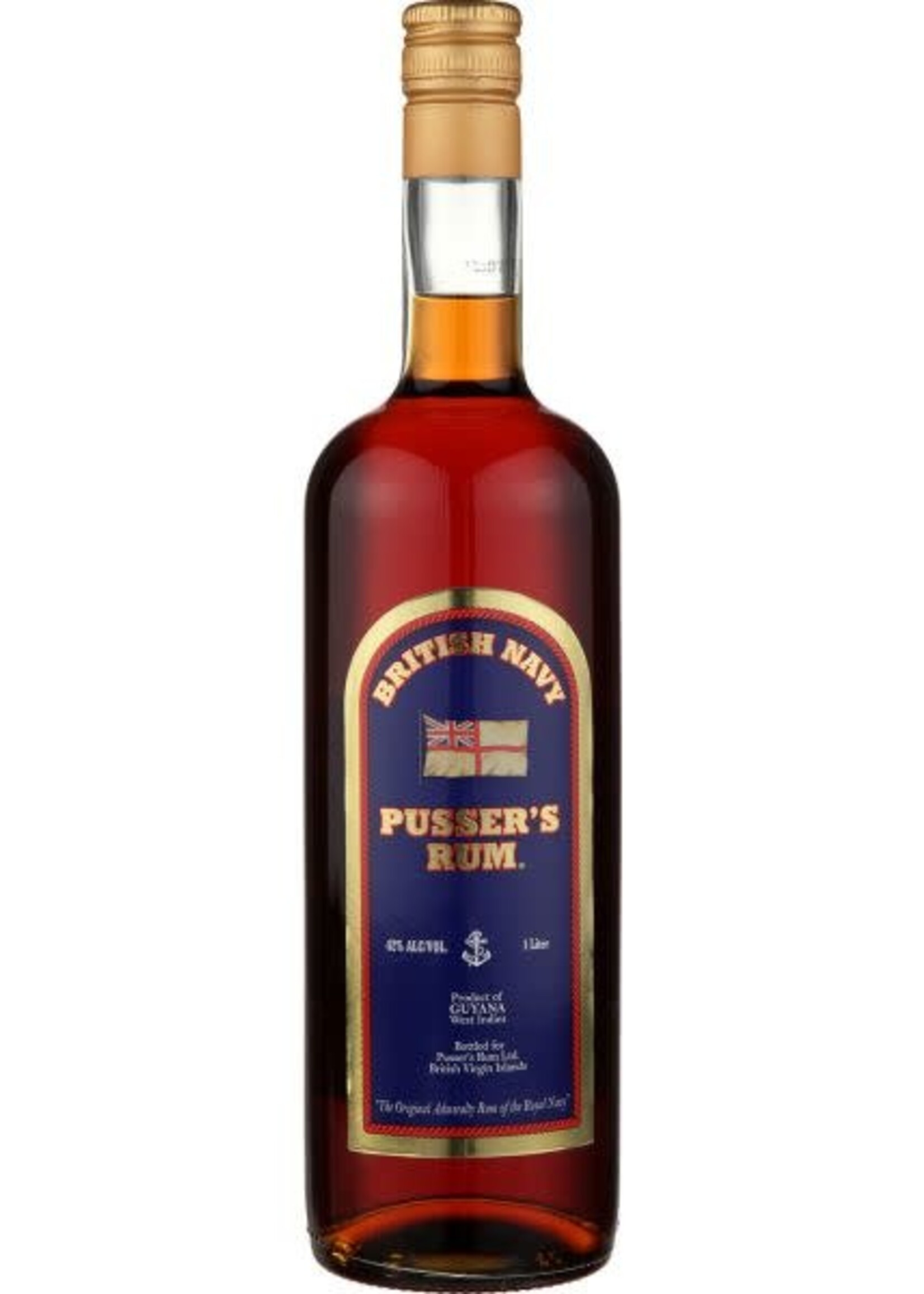 Pussers British Navy Rum 84Proof 1 Ltr