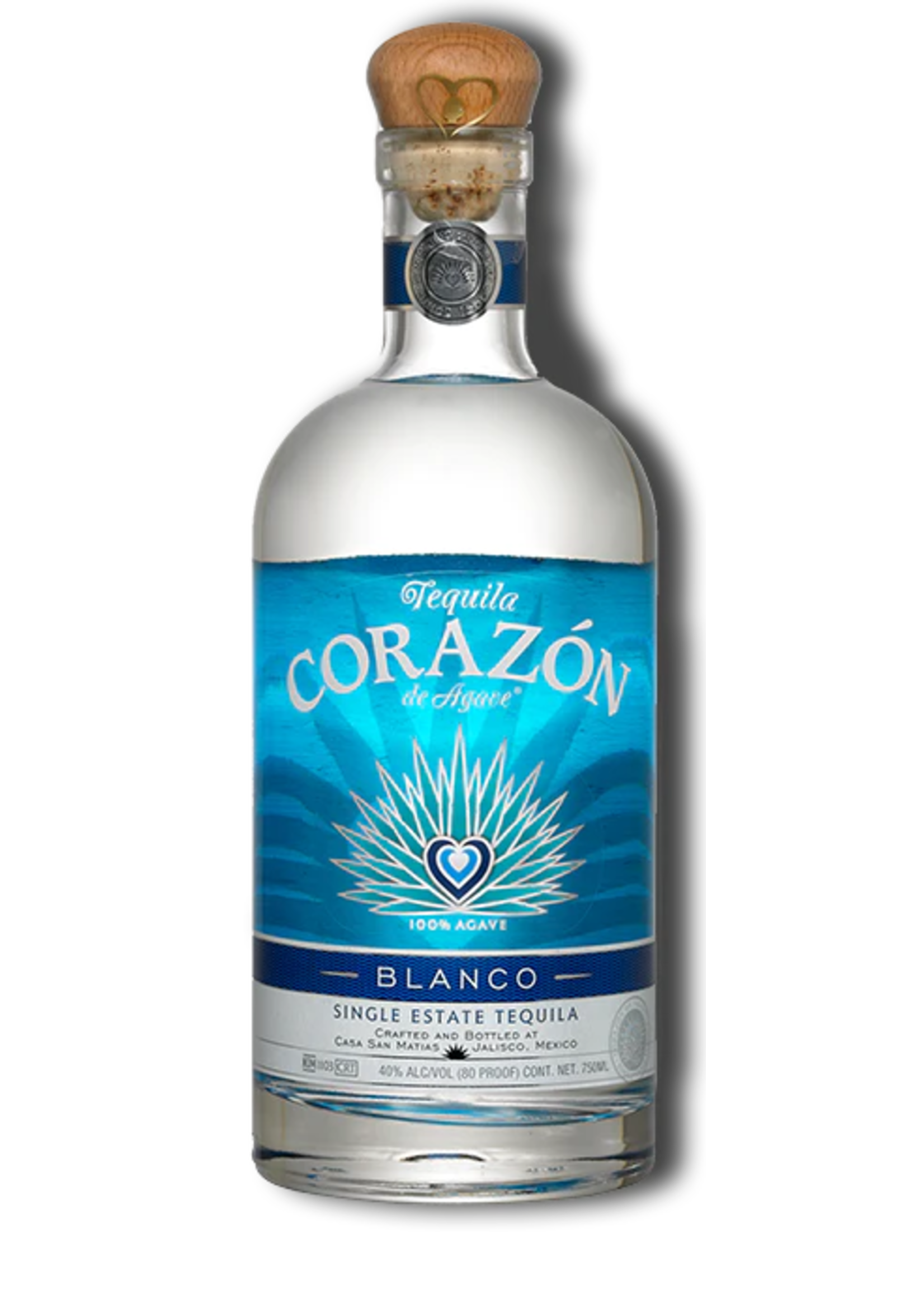 Corazon Blanco Tequila 80Proof 750ml