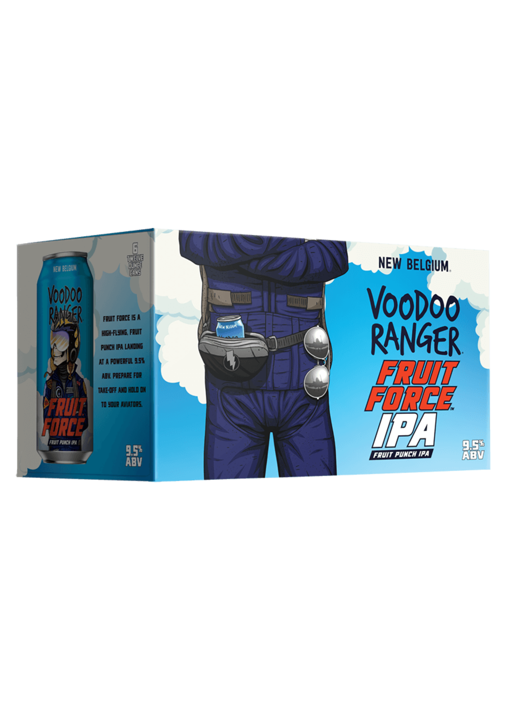New Belgium Voodoo Ranger Fruit Force IPA 6pk 12oz Cans