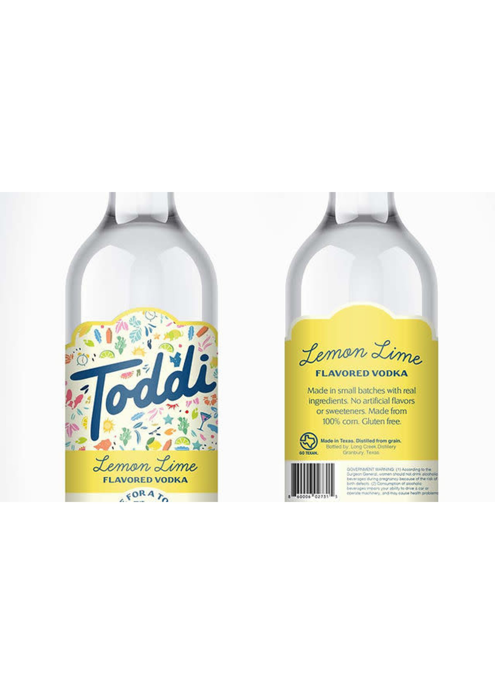 Toddi Lemon Lime Flavored Vodka 80Proof 750ml