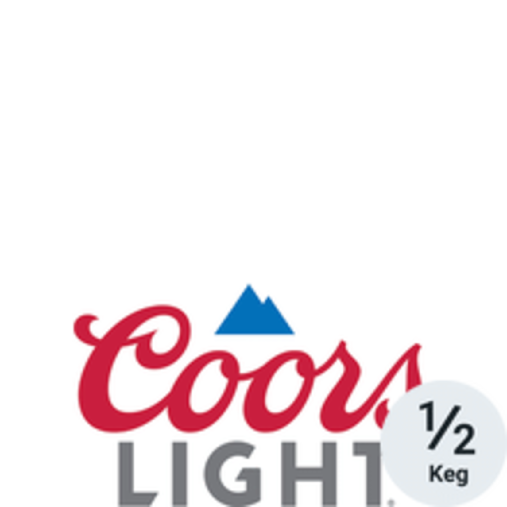Coors Light Keg 1/2 (15.5 Gallon)