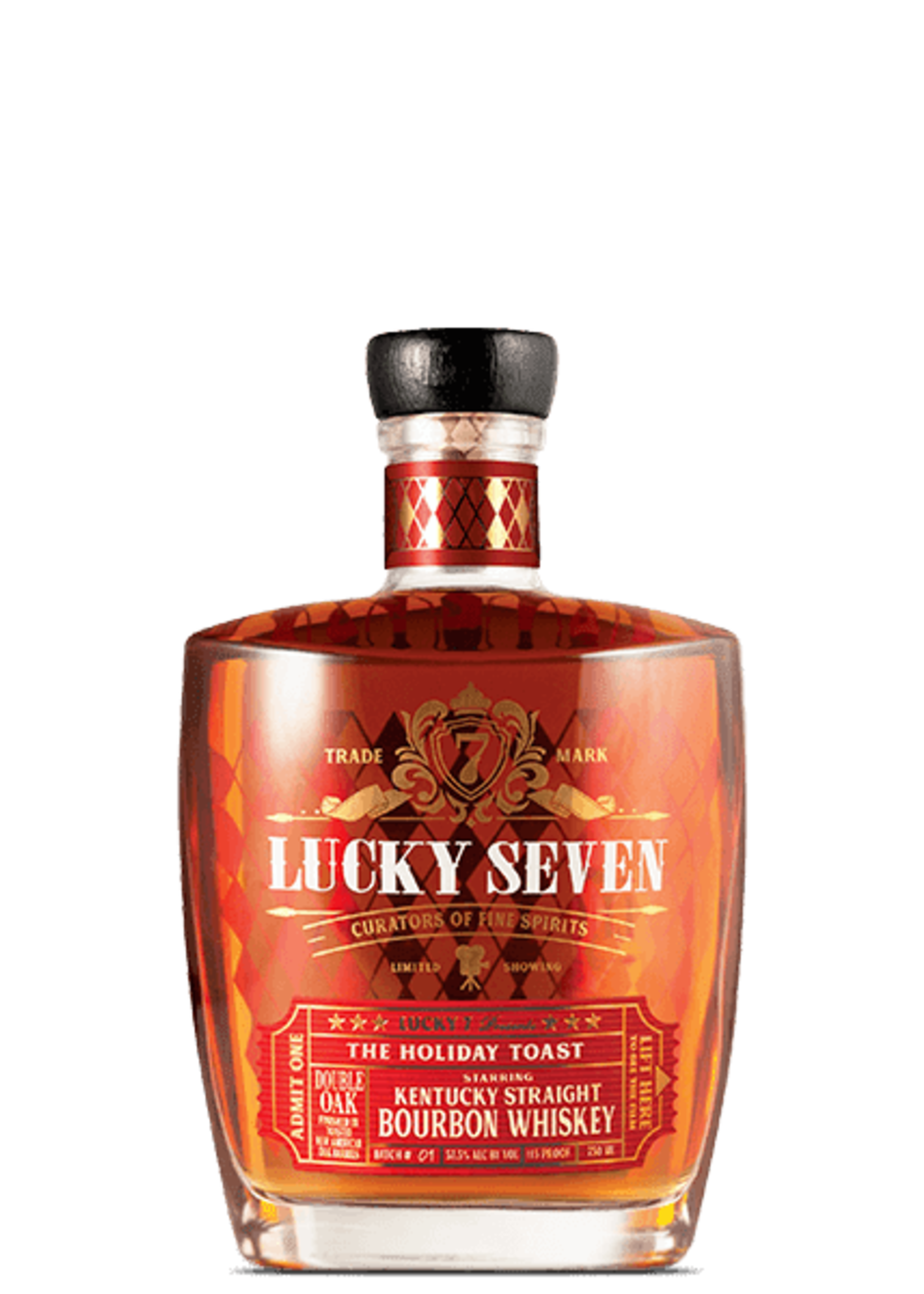 Lucky Seven Holiday Toast Straight Bourbon 115Proof 750ml