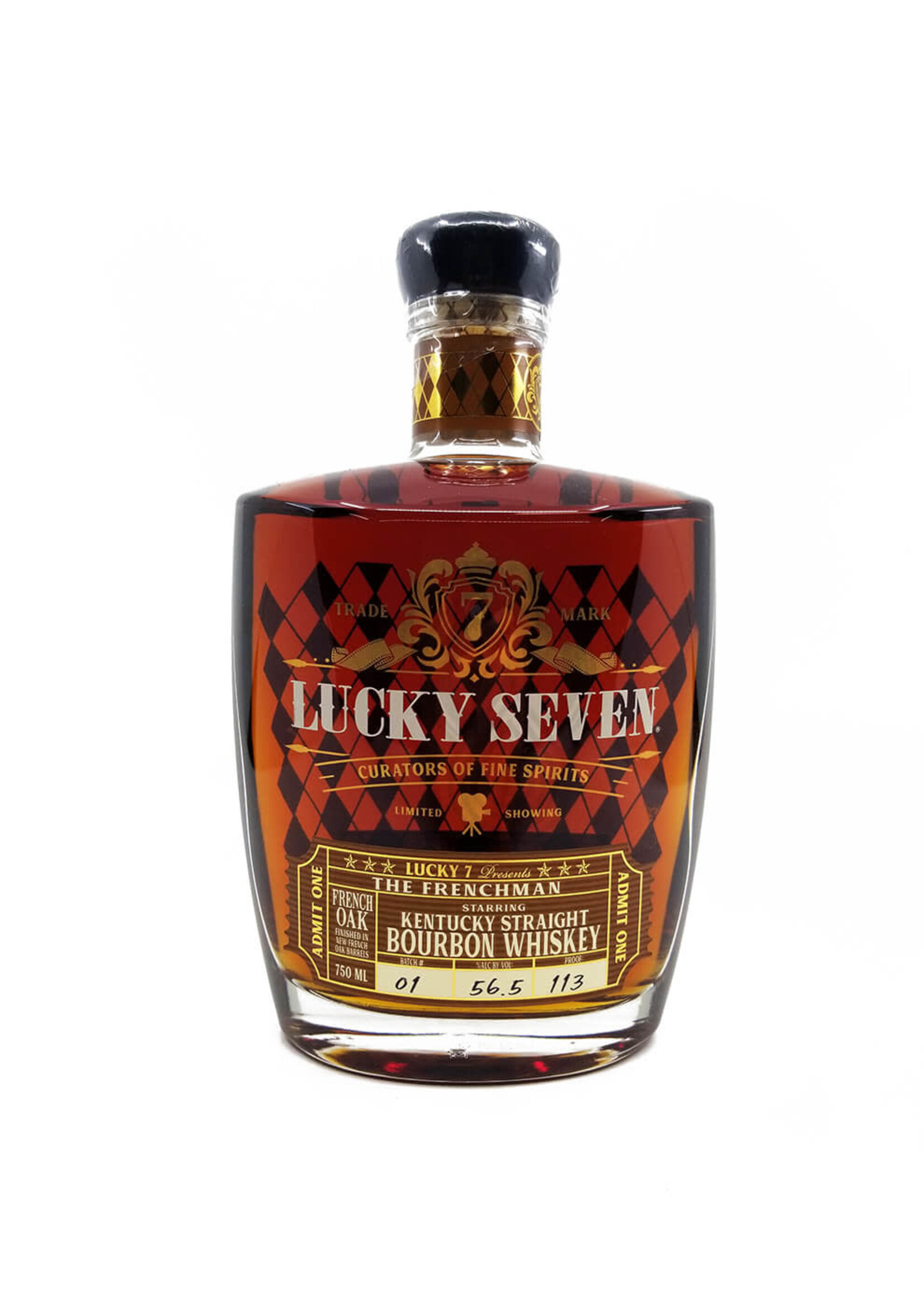 Lucky Seven The Frenchman Starring Straight Bourbon French Oak 113Proof 750ml