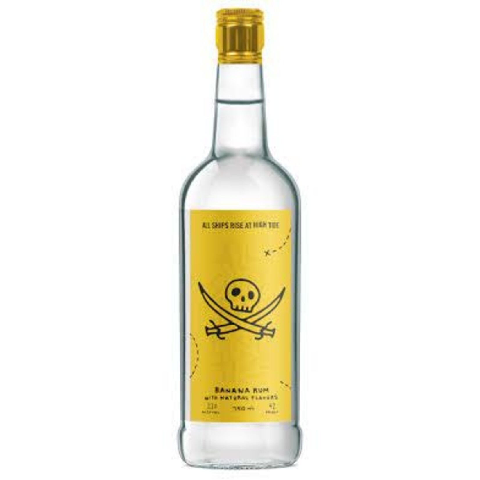 All Ships Banana Flavored Rum 42Proof 750ml