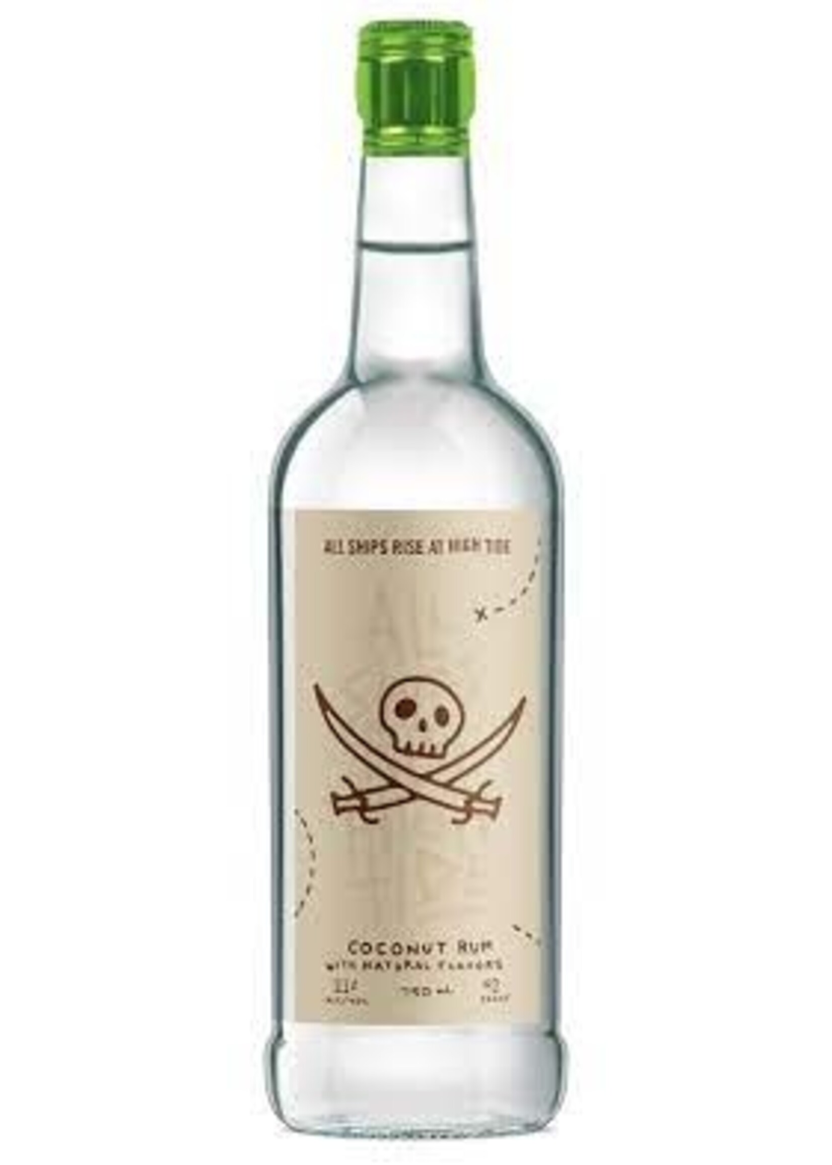 All Ships Coconut Flavored Rum 42Proof 750ml