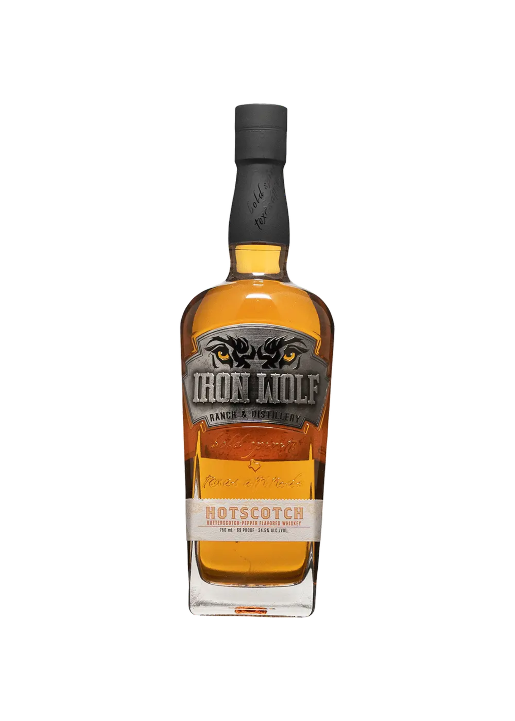 Iron Wolf Hotscotch Butterscotch Pepper Flavored Whiskey 69Proof 750ml