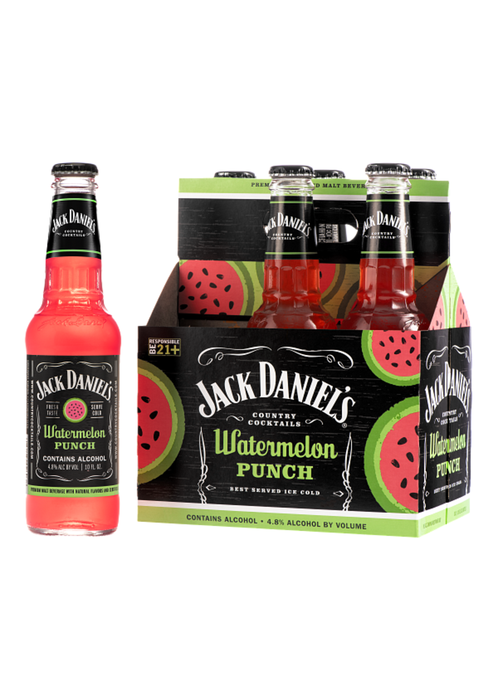 Jack Daniels (JDCC) Watermelon Punch 6pk 10oz Bottles